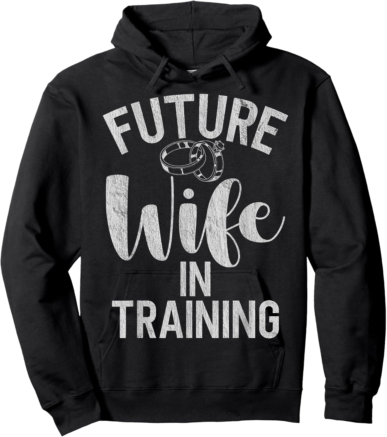 Future Wife in Training Fiance Hoodie - Hoodie | Black