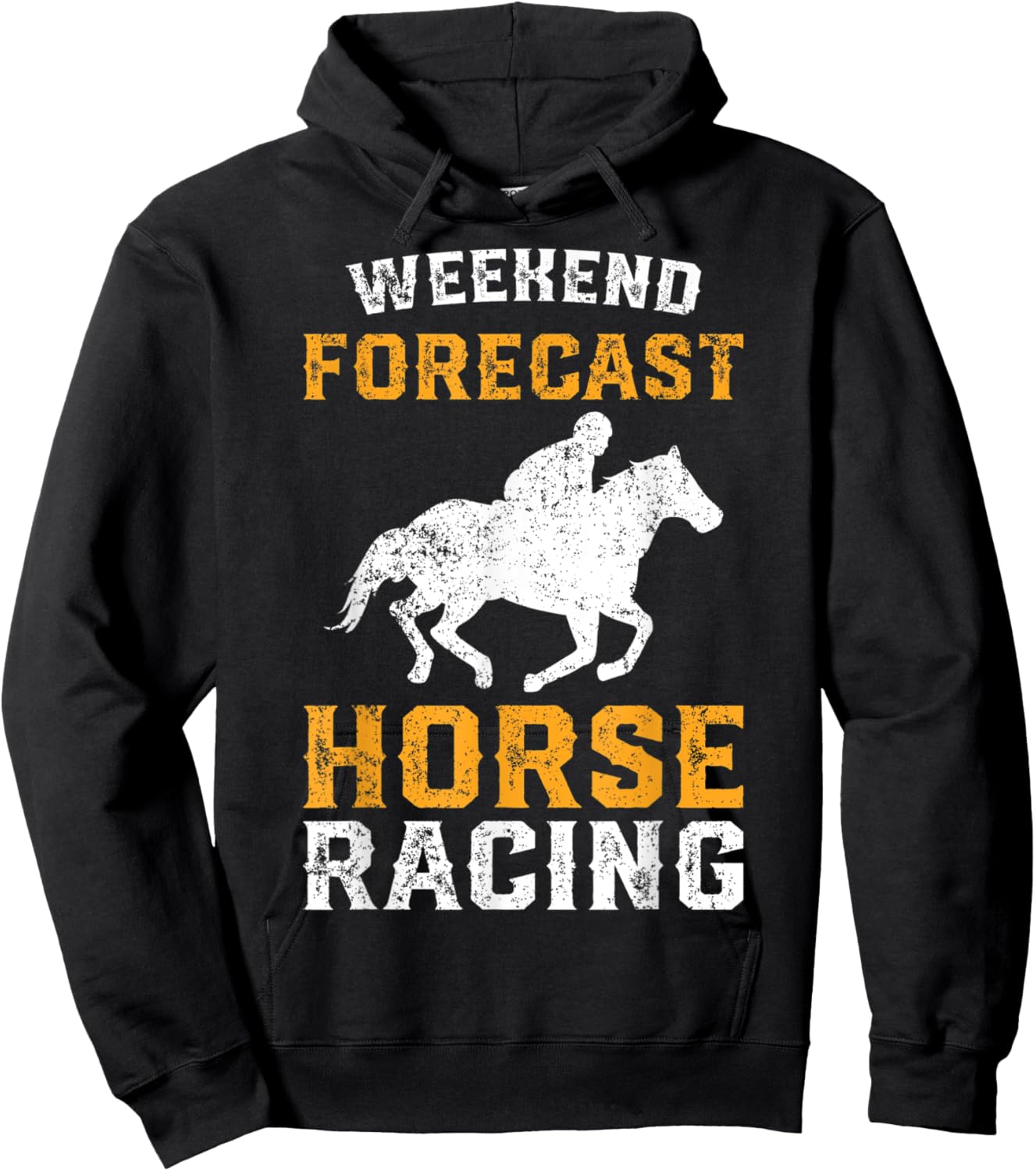 Horse Racing Hoodie - Hoodie | Black