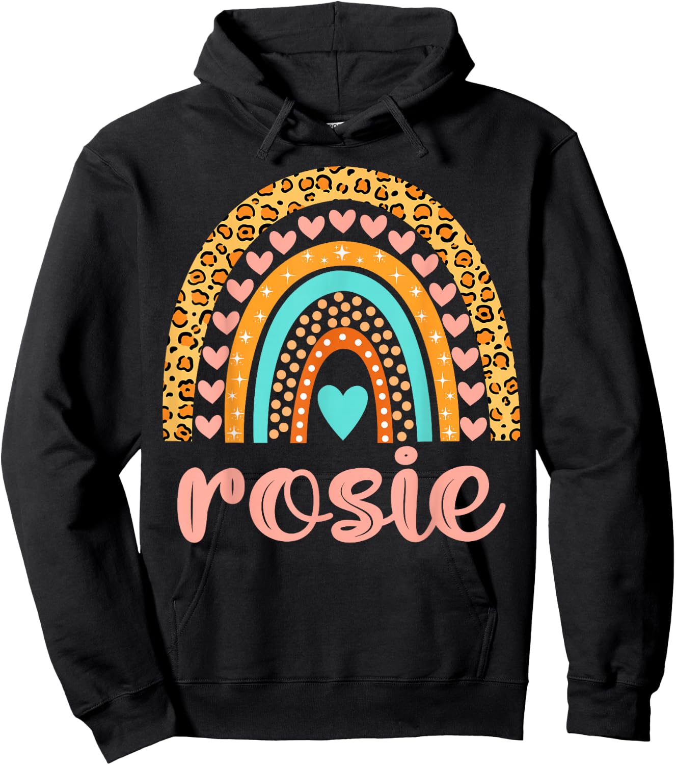 Rosie Rosie Name Birthday Shirt Gift Hoodie - Hoodie | Black