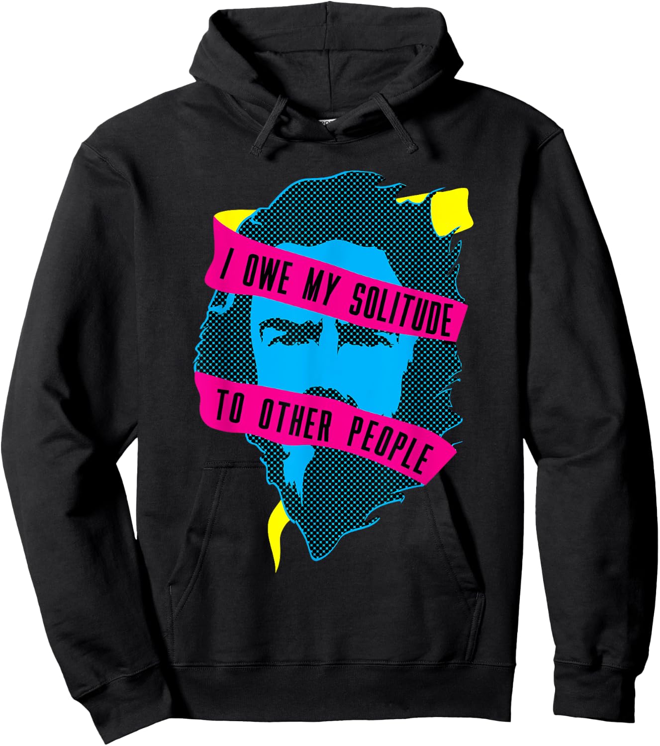 Alan Watts Solitude Hoodie - Hoodie | Black