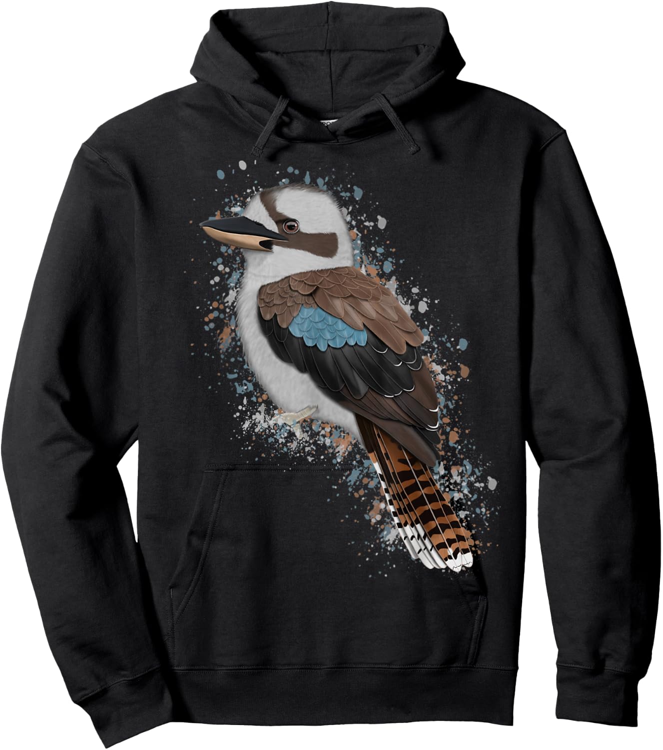 Kookaburra Bird Birder Birdlover Birdwatcher Animal Hoodie - Hoodie | Black