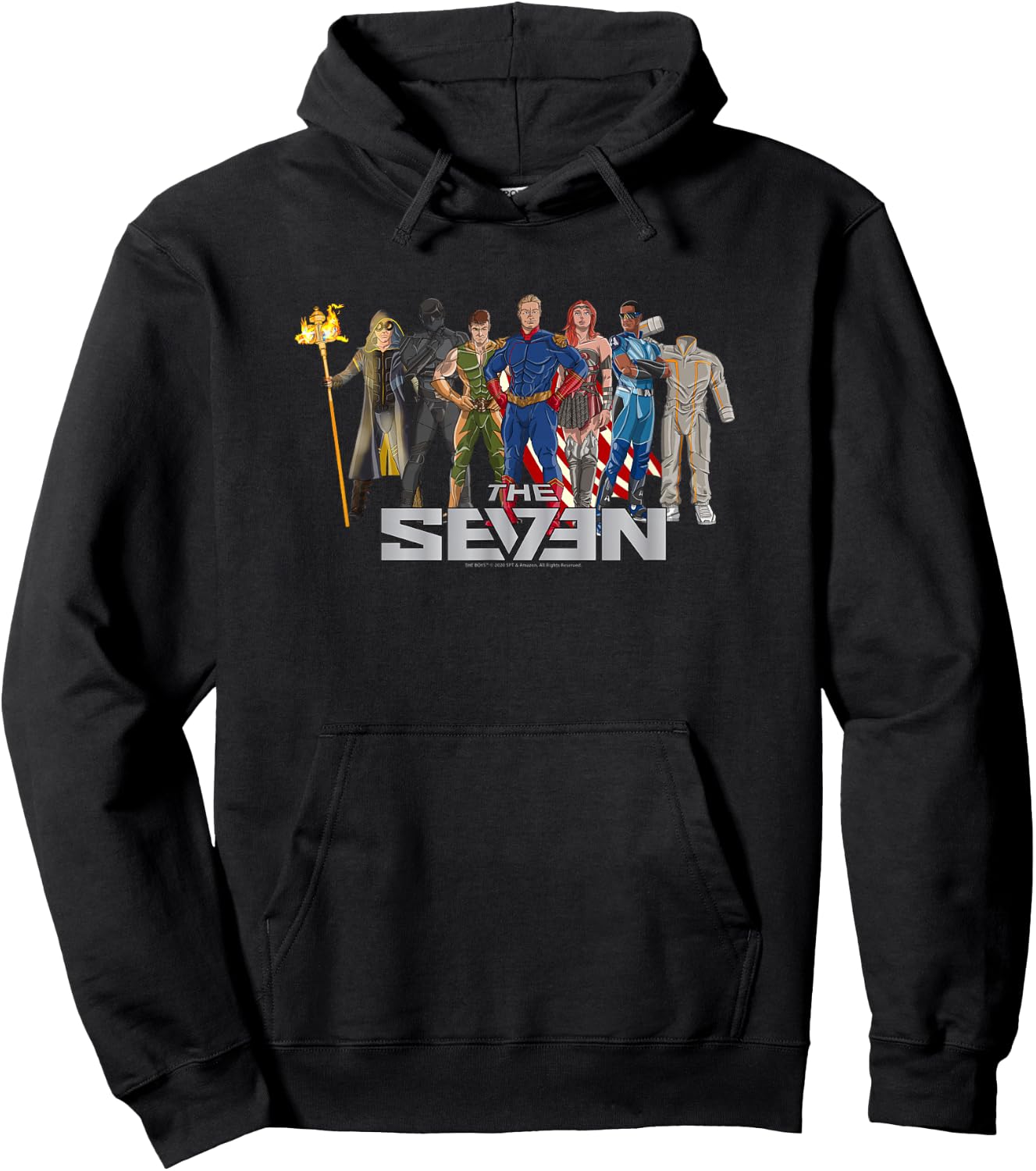 The Boys The Seven Comic Superhero TV Show Hoodie - Hoodie | Black