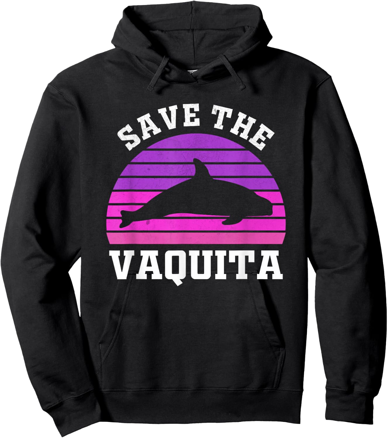 Save The Vaquita Hoodie - Hoodie | Black