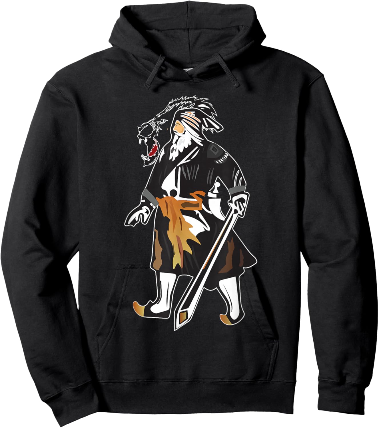 Sikh Martyr Baba Deep Singh Shahid Roaring Lion Hoodie - Hoodie | Black