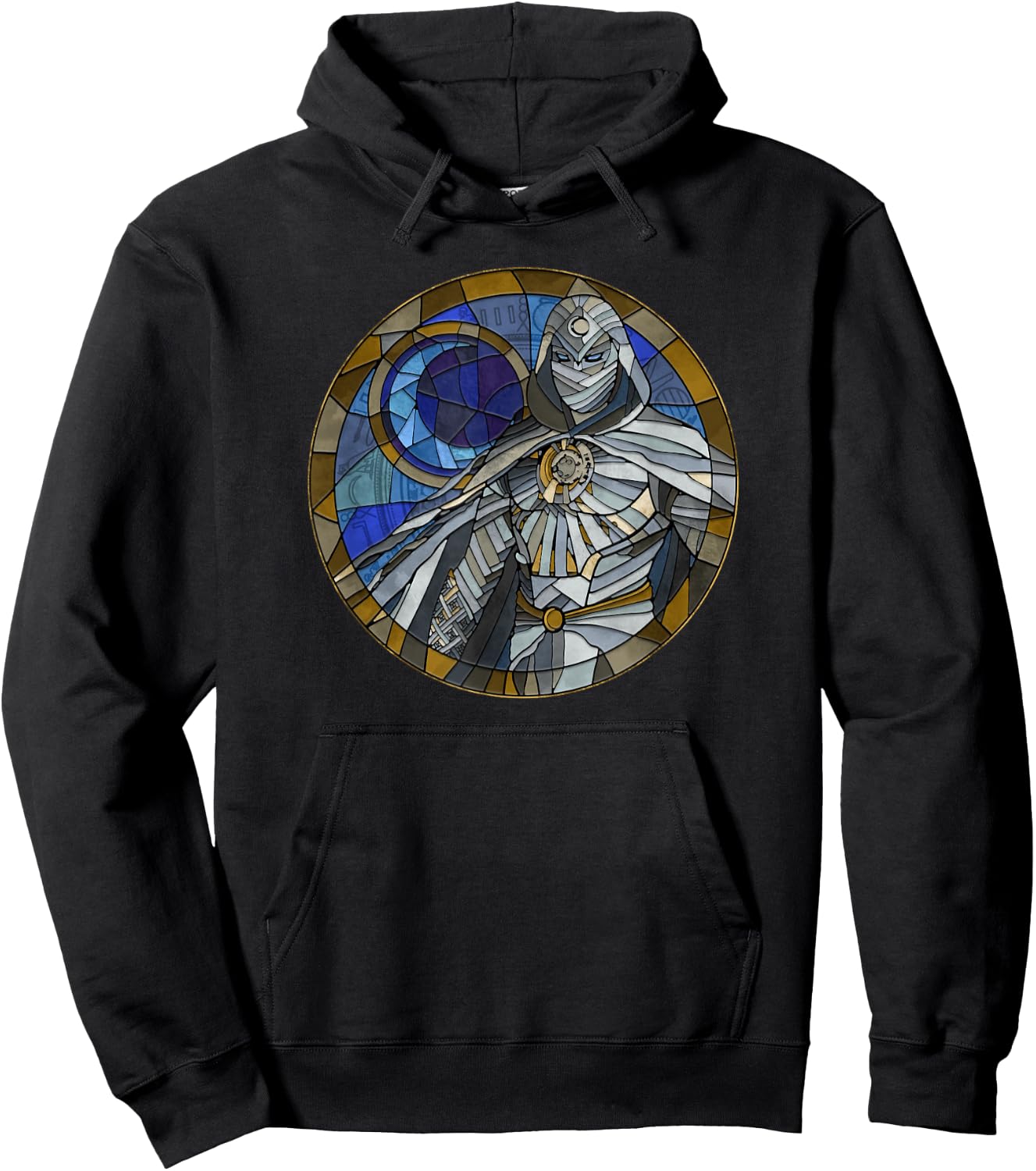 Marvel Moon Knight Stained Glass Poster Hoodie - Hoodie | Black