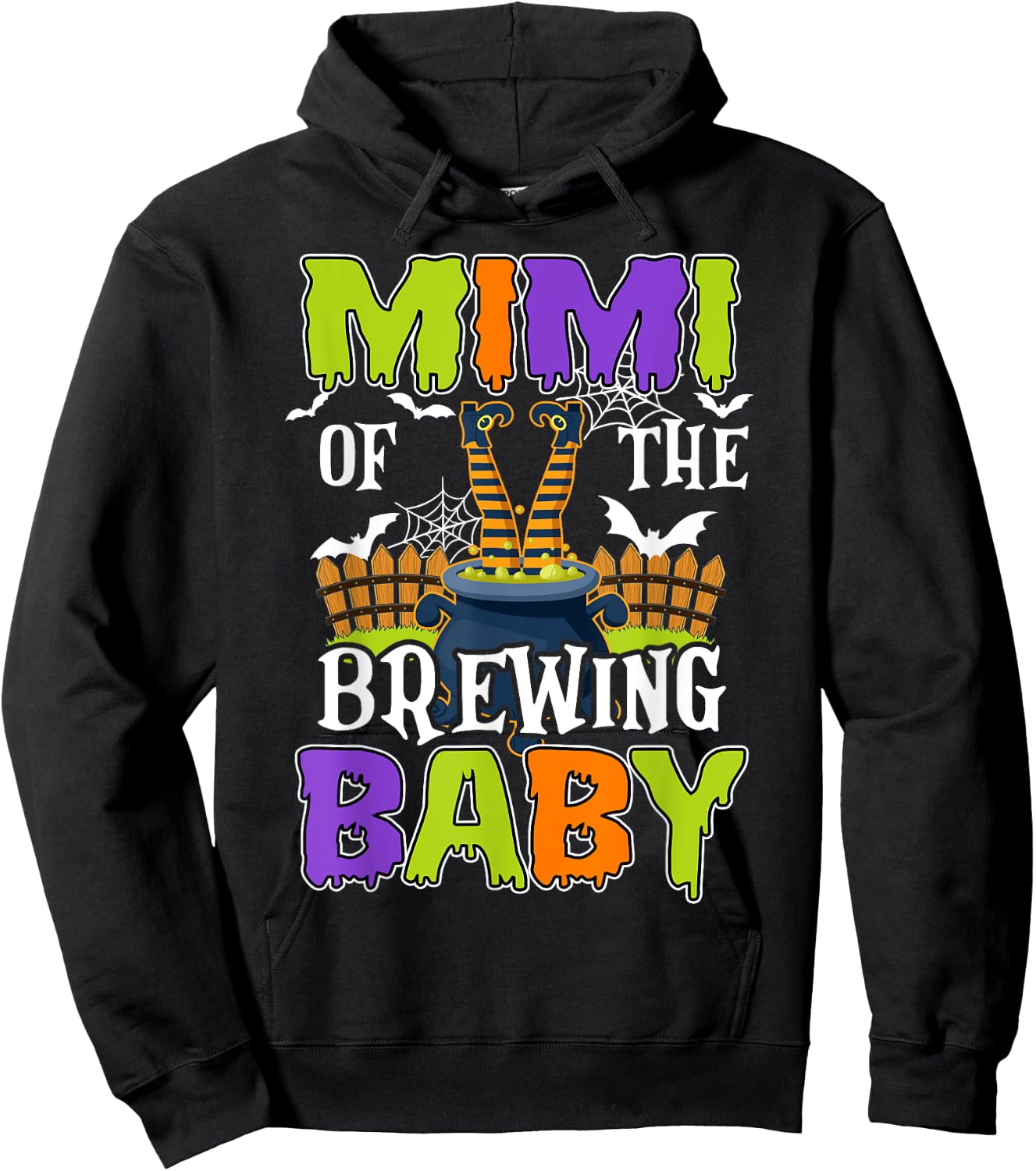 Mimi Of The Brewing Baby Halloween Witch Baby Funny Hoodie - Hoodie | Black