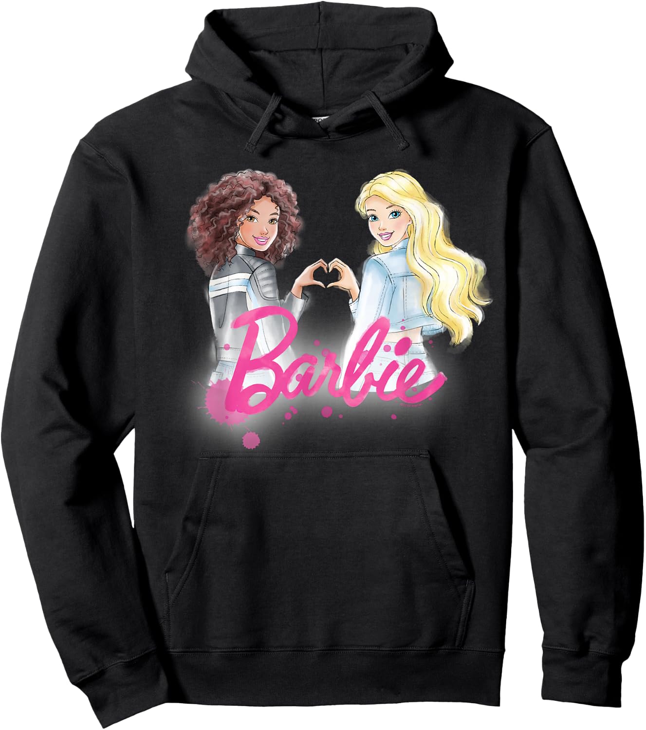 Barbie - BFF Heart Hoodie - Hoodie | Black