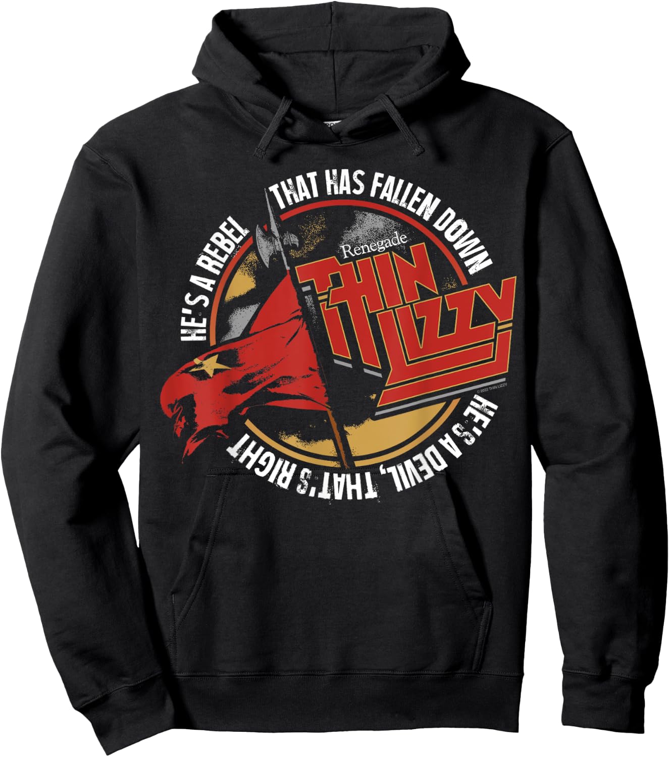 Thin Lizzy – Renegade Hoodie - Hoodie | Black