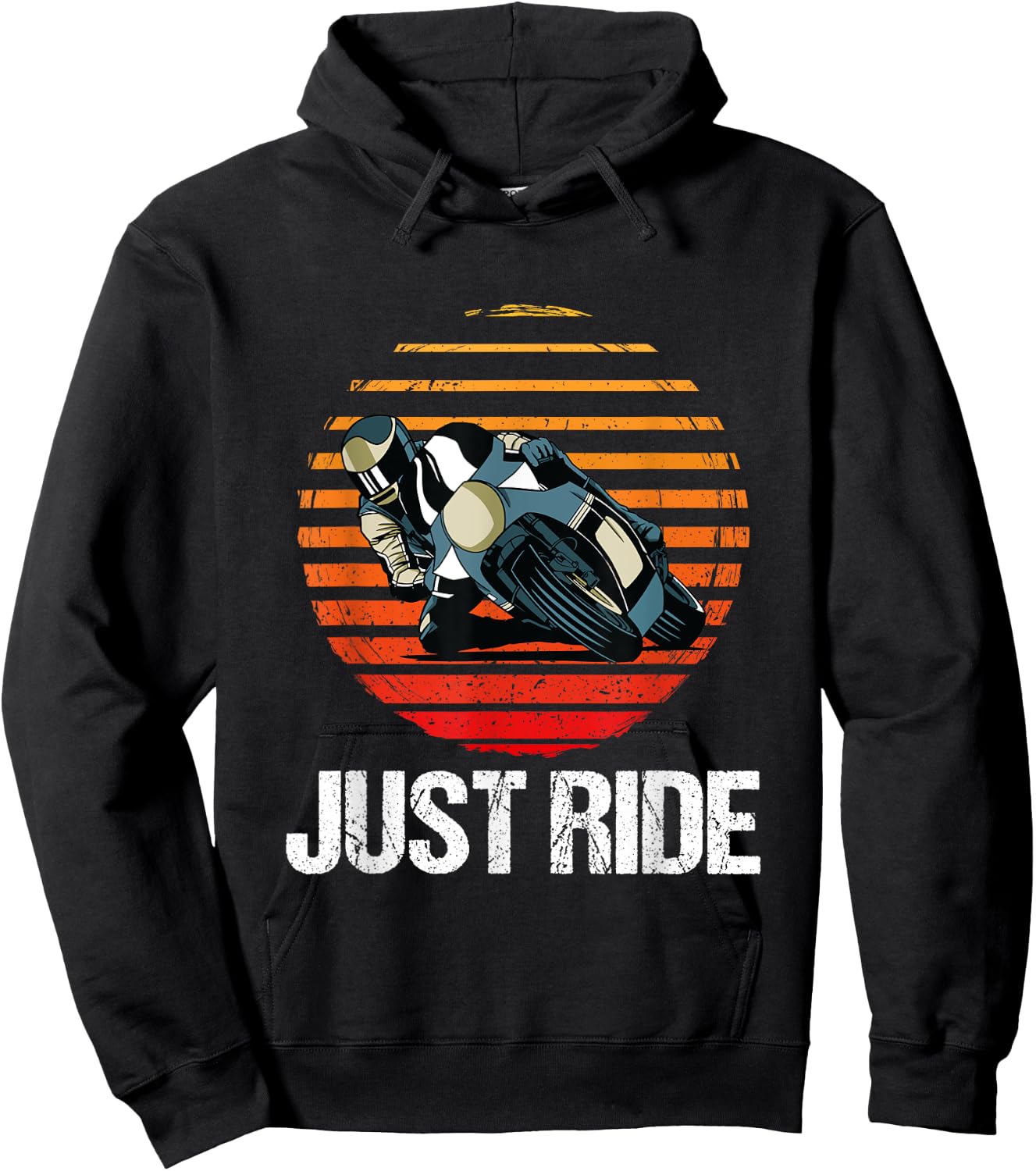 Motorbike for a Biker Hoodie - Hoodie | Black