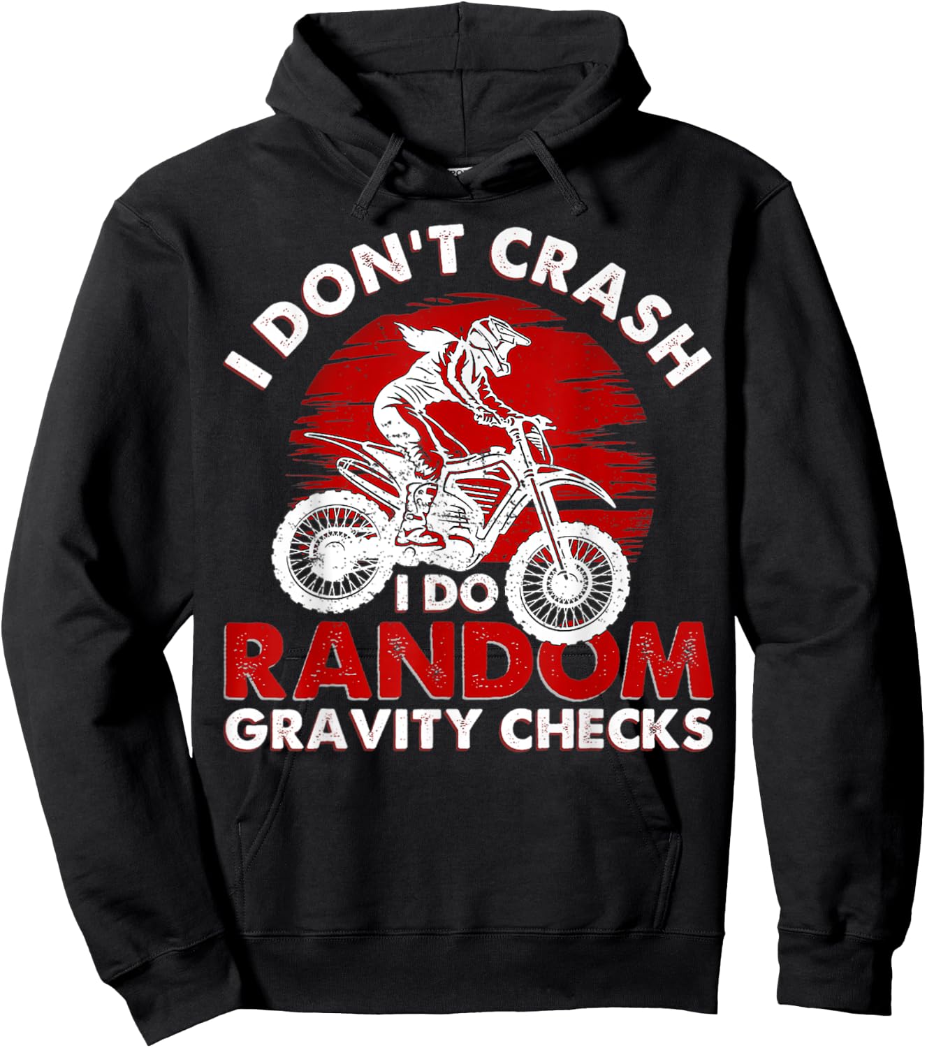 I Don't Crash I Do Random Gravity Checks Hoodie - Hoodie | Black