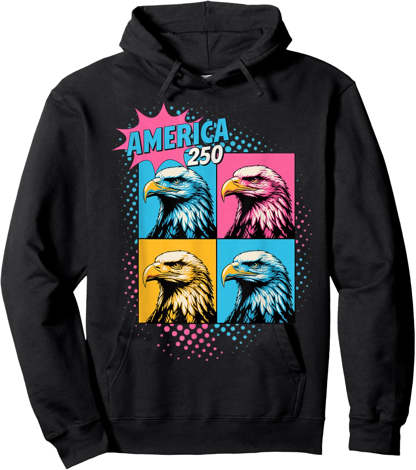 250th Anniversary USA 250th America Hoodie - Hoodie | Black