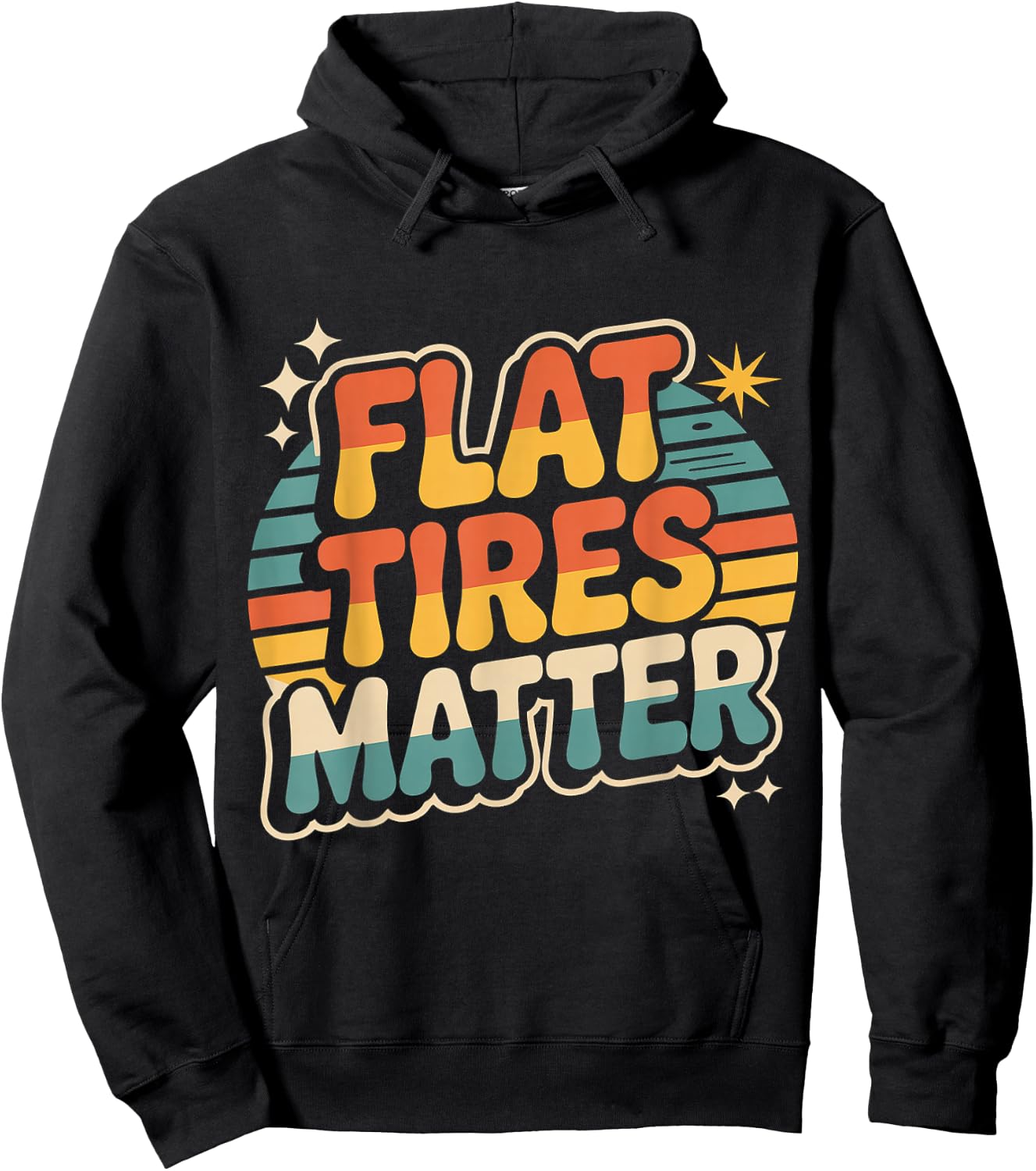 Flat Tires Matter Auto Mechanic Repair Garage Hoodie - Hoodie | Black