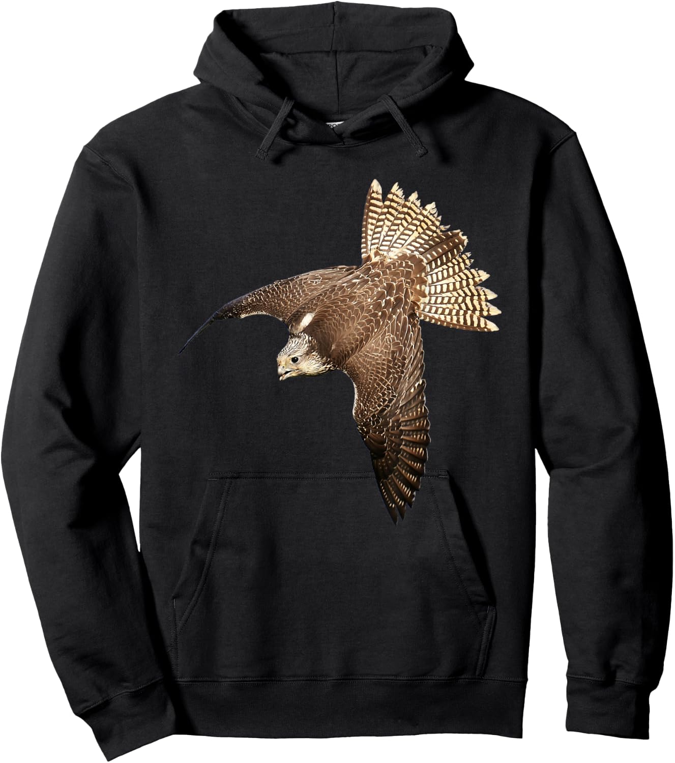 Beautiful Falcon Raptor Flight Bird of Prey for Falconer Hoodie - Hoodie | Black