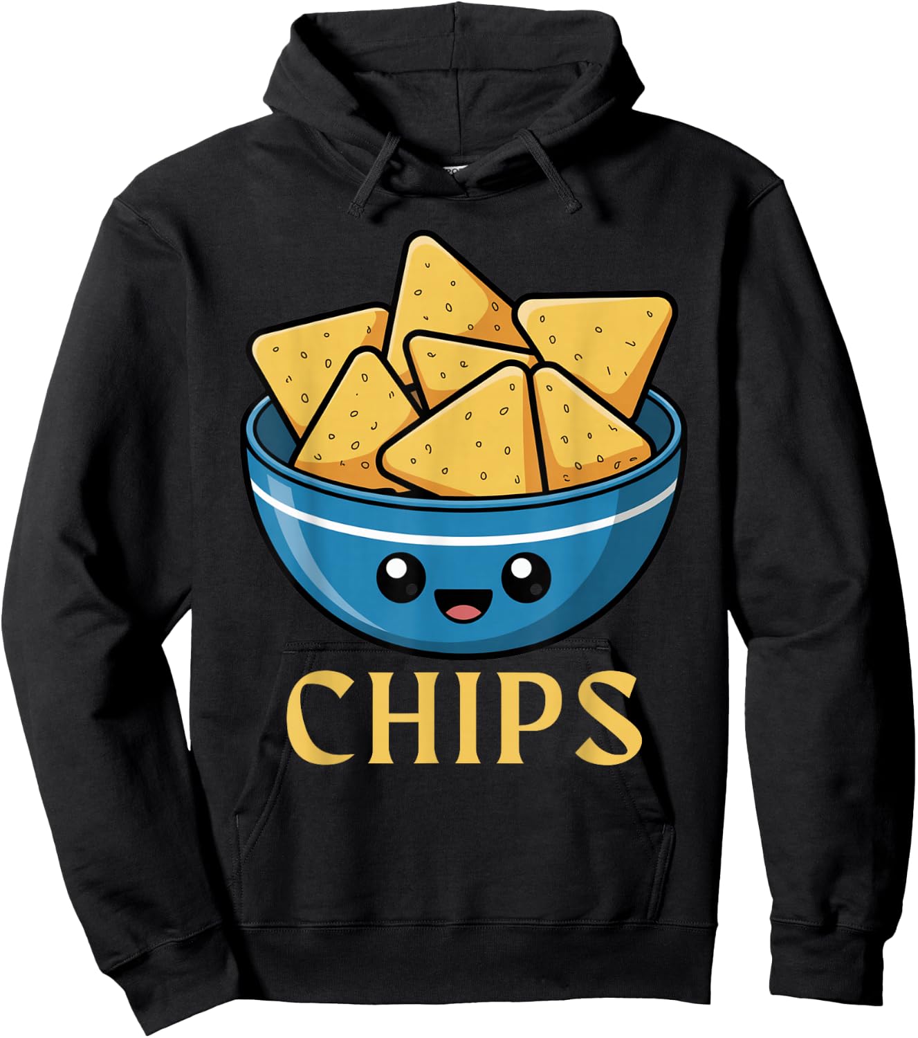 Chips Bowl Salsa Couple Nacho Kawaii Halloween Costume Hoodie - Hoodie | Black