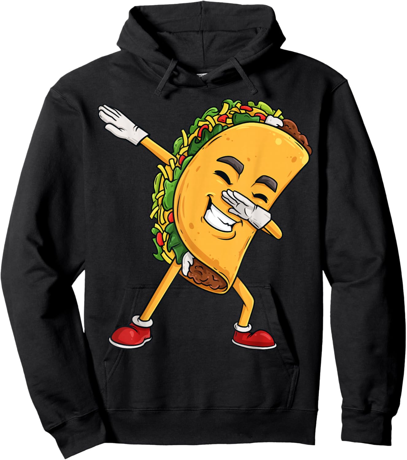 Dabbing Taco Cinco de Mayo Funny Mexican Dab Boys Kids Hoodie - Hoodie | Black