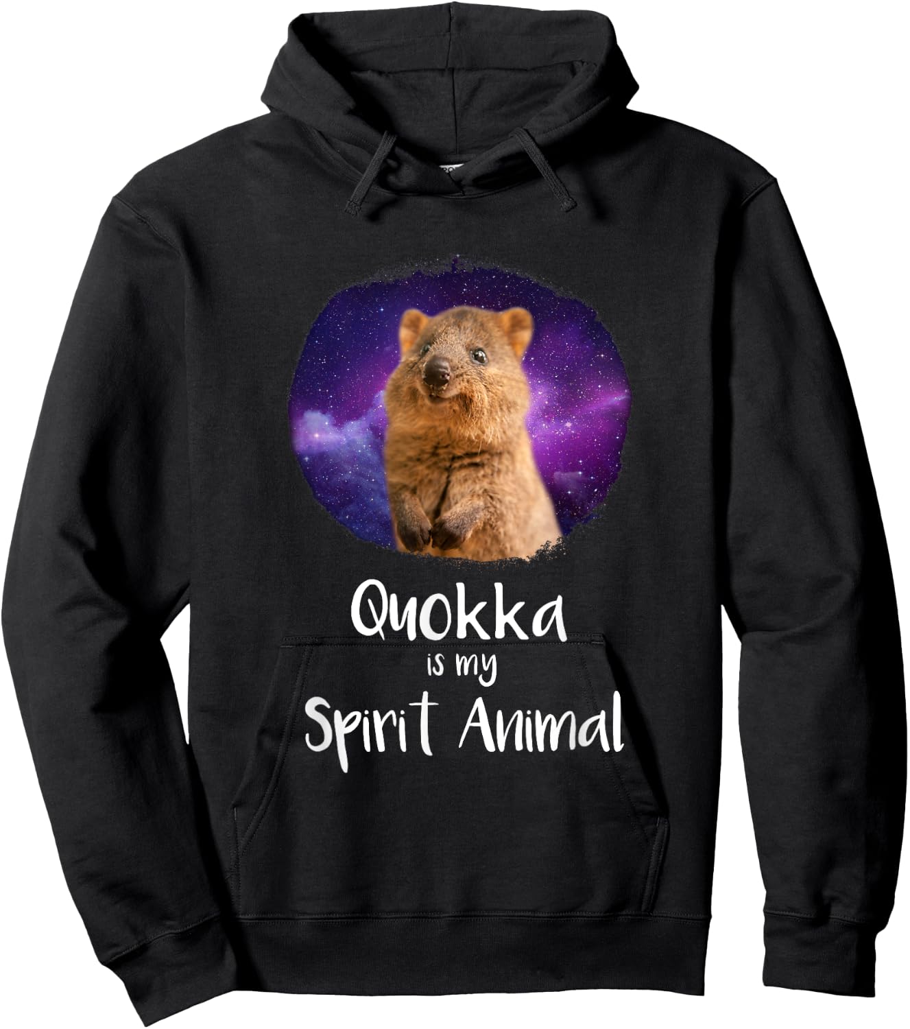 Quokka is my Spirit Animal Quokka Lover Gift Setonix Hoodie - Hoodie | Black