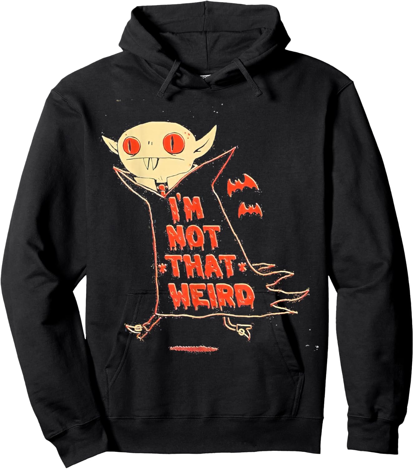 2026 Vampire I’m Not That Weird Hoodie - Hoodie | Black
