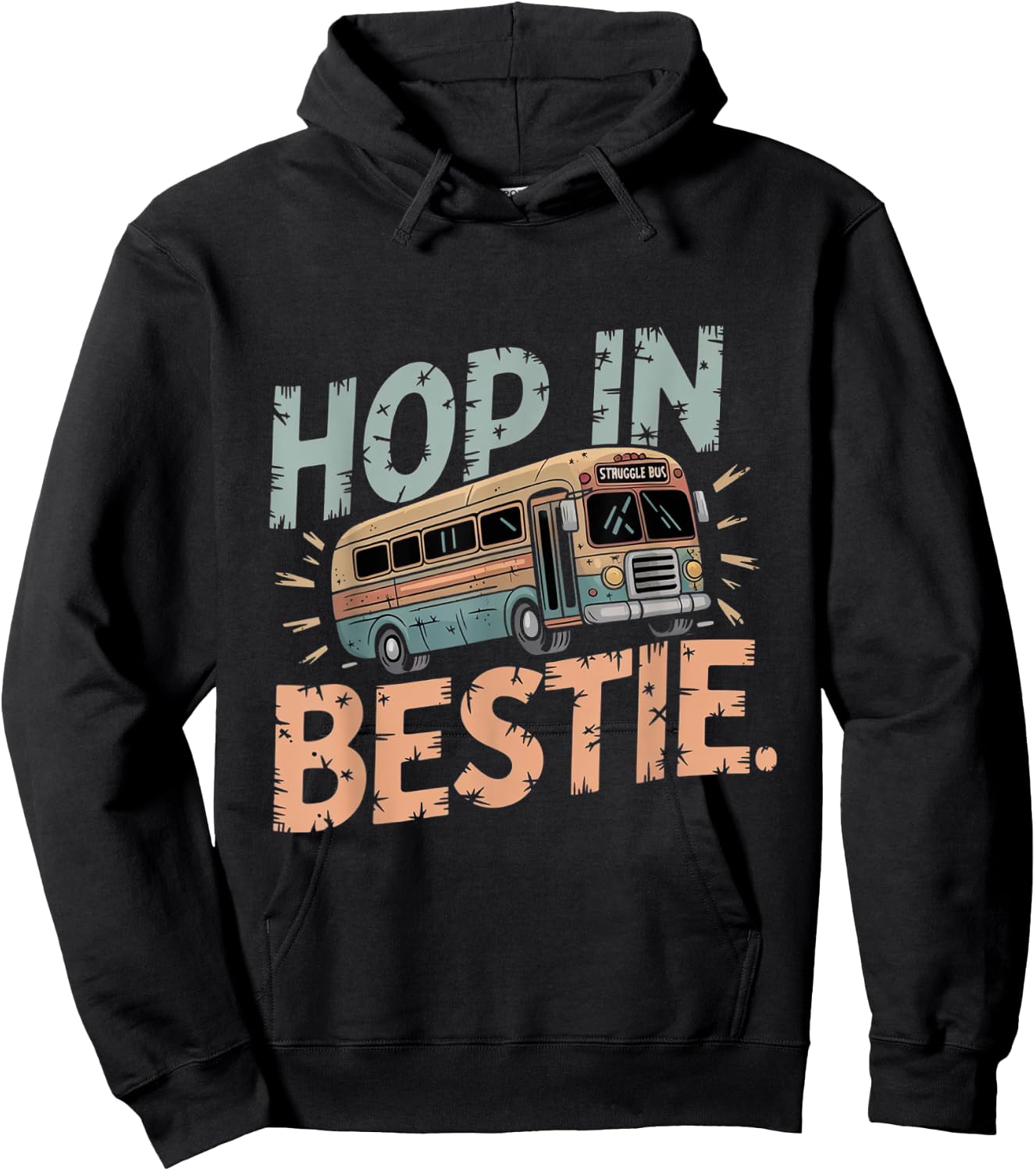 T-Shirt Hoodie - Hoodie | Black