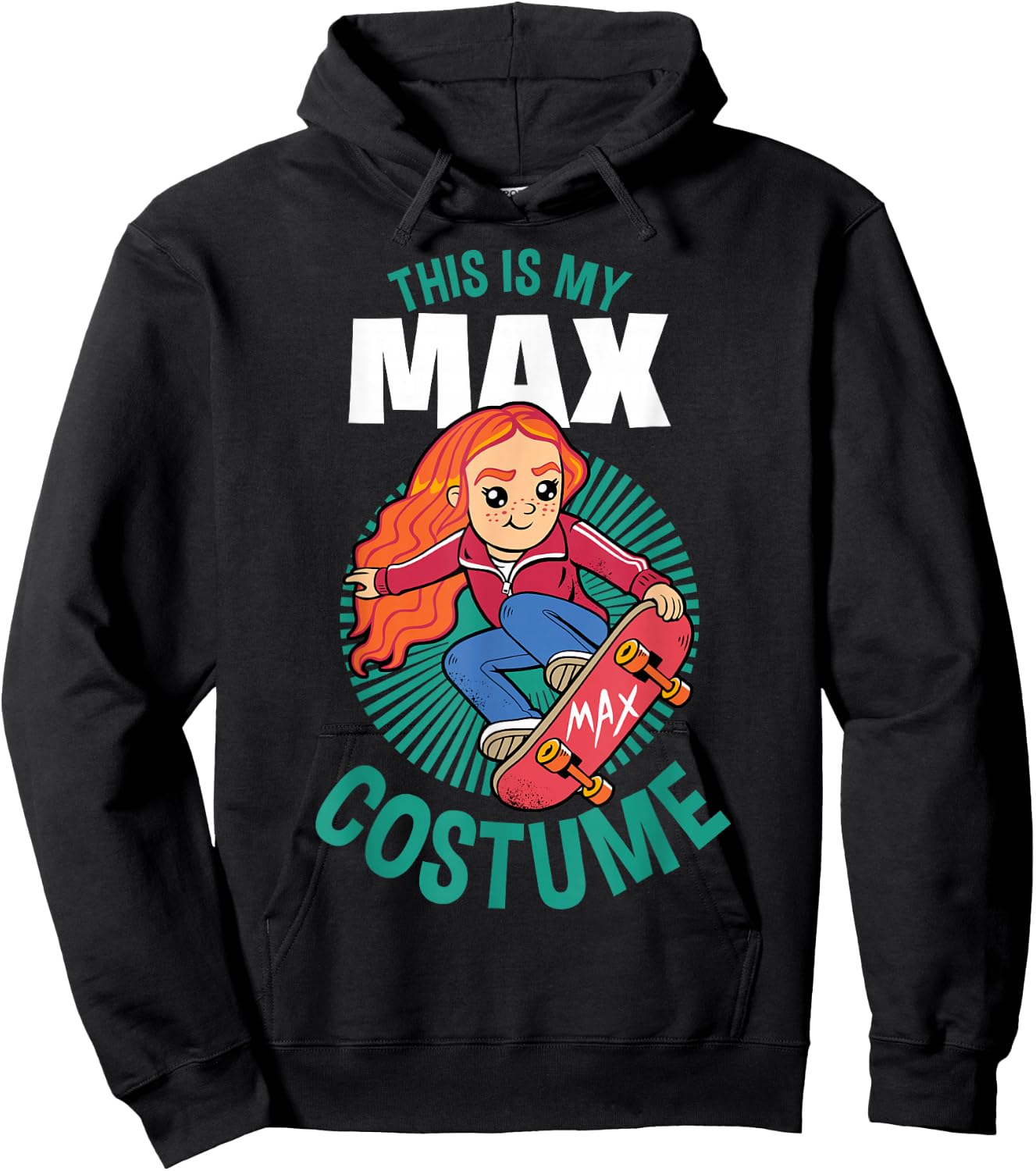 Stranger Things Halloween This Is My Max Costume Hoodie - Hoodie | Black