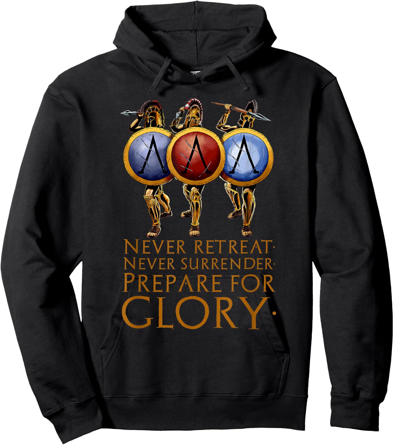 Sparta - Prepare For Glory - Motivational Greek History Hoodie - Hoodie | Black