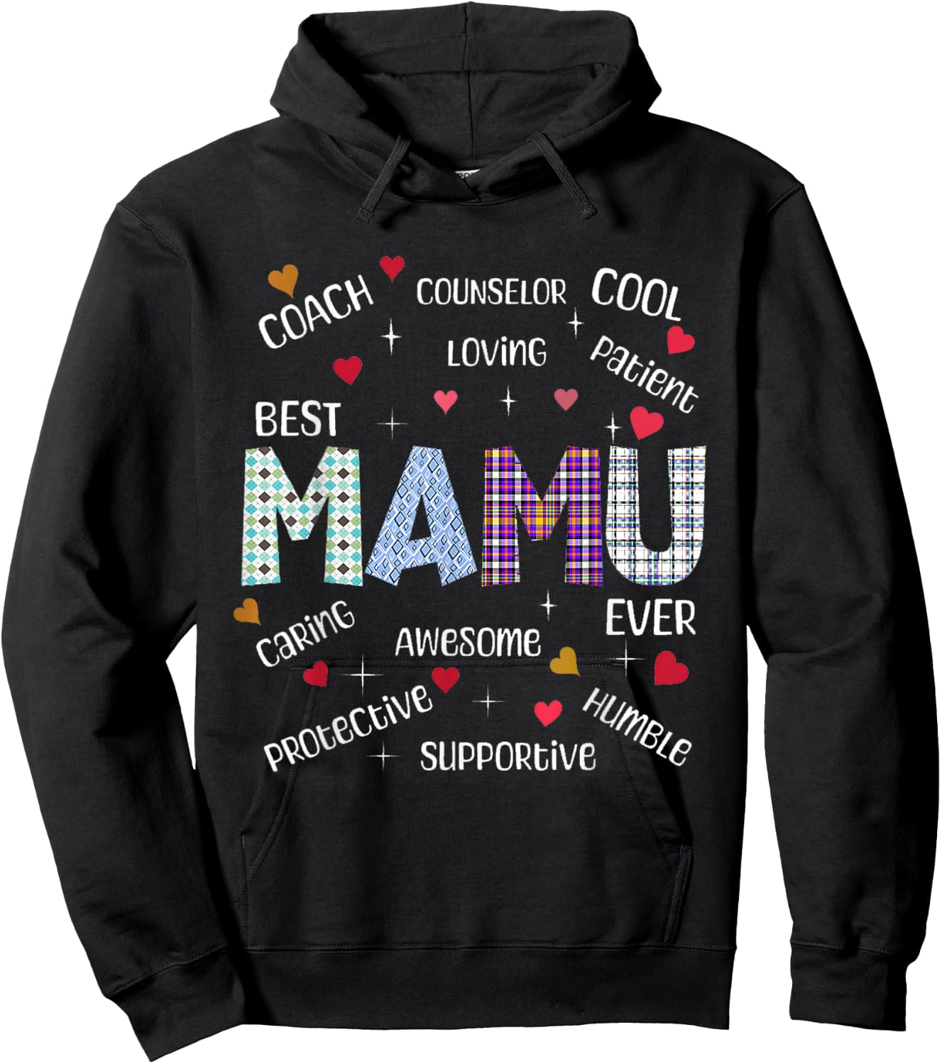 Mamu Man of Masti, Cool Pakistani Mamu Desi Uncle Hoodie - Hoodie | Black