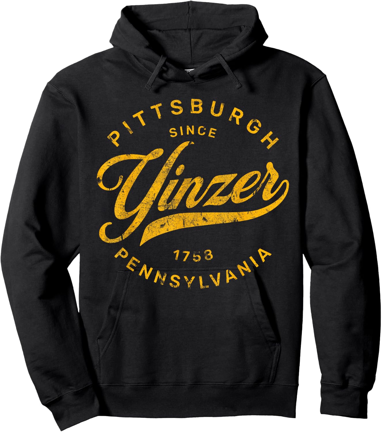 Pittsburgh Yinzer Pennsylvania Steel City Home Yinz Funny Hoodie - Hoodie | Black