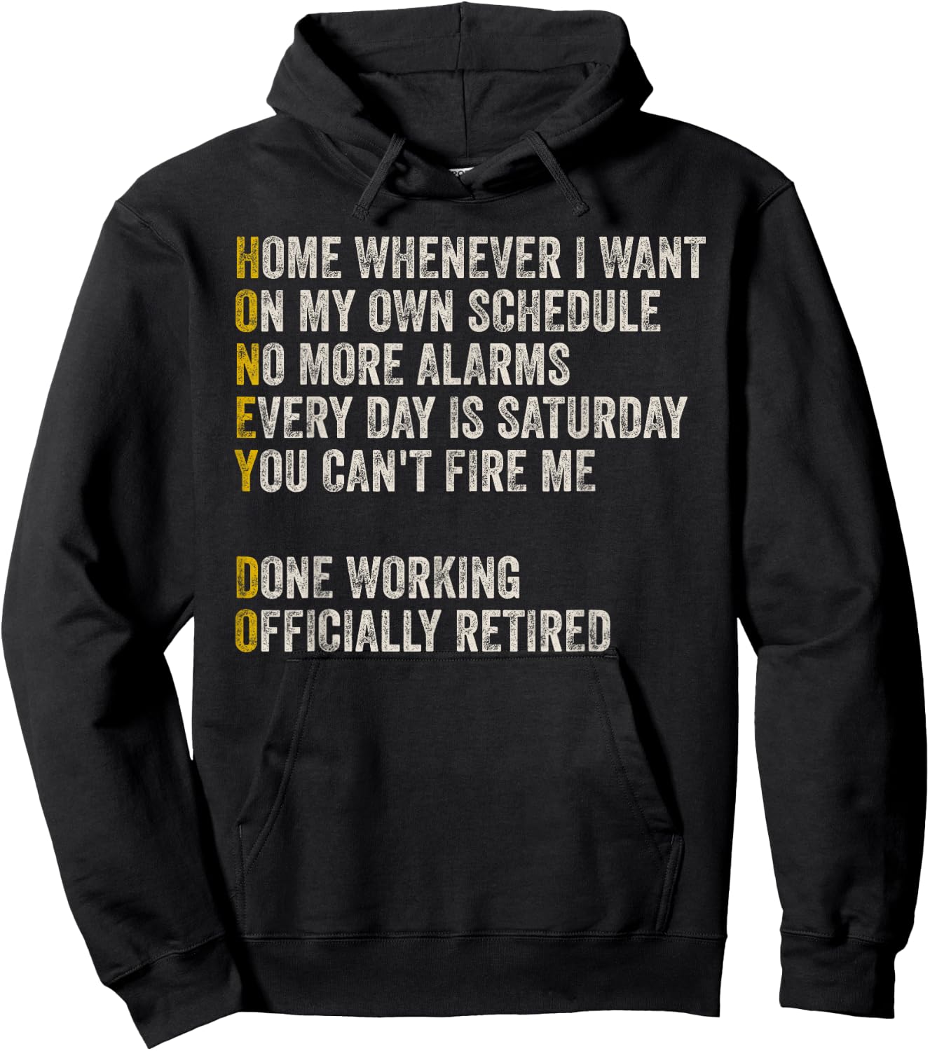 Funny Retirement Gift Dad Husband Retired Shirt Hoodie - Hoodie | Black
