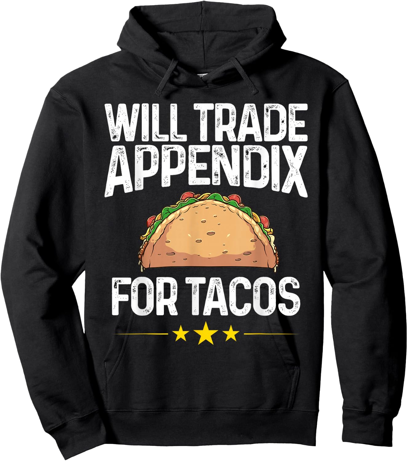 Funny Appendix Gift Men Women Cool Appendix Cancer Surgery Hoodie - Hoodie | Black