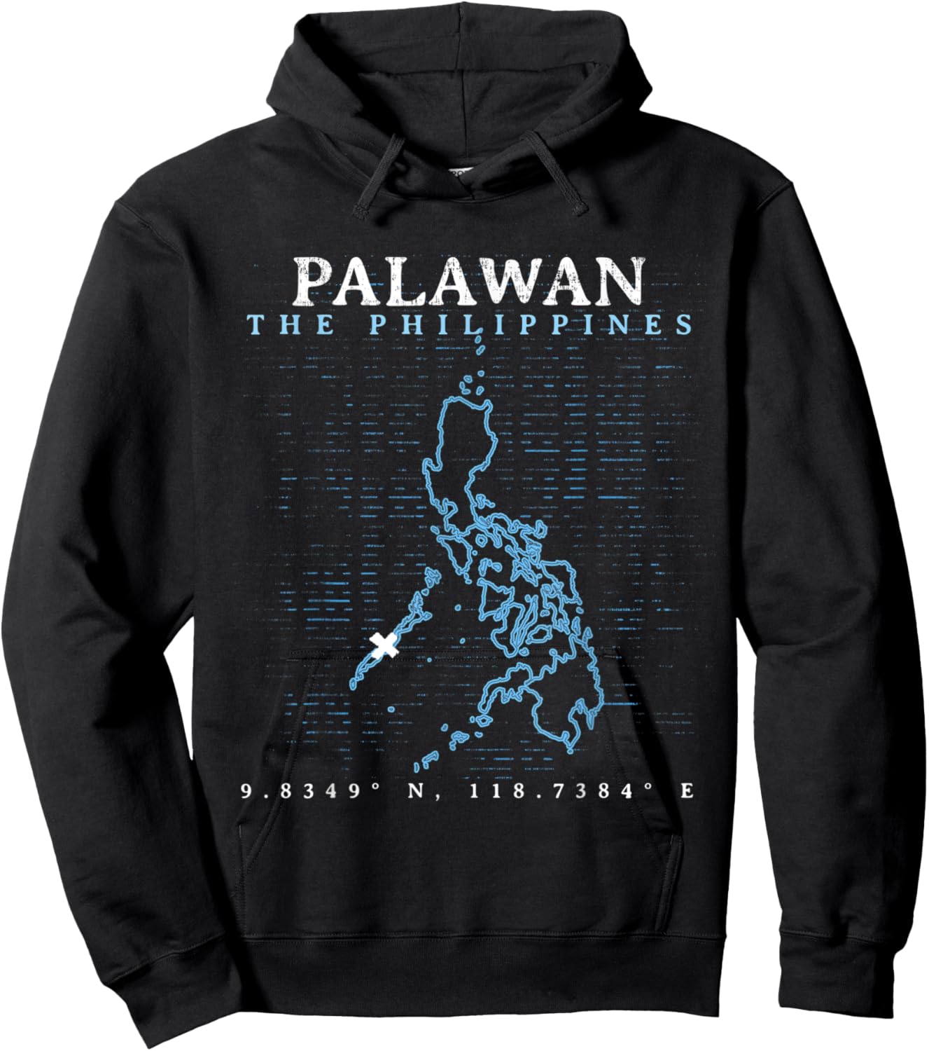 The Philippines Palawan Hoodie - Hoodie | Black