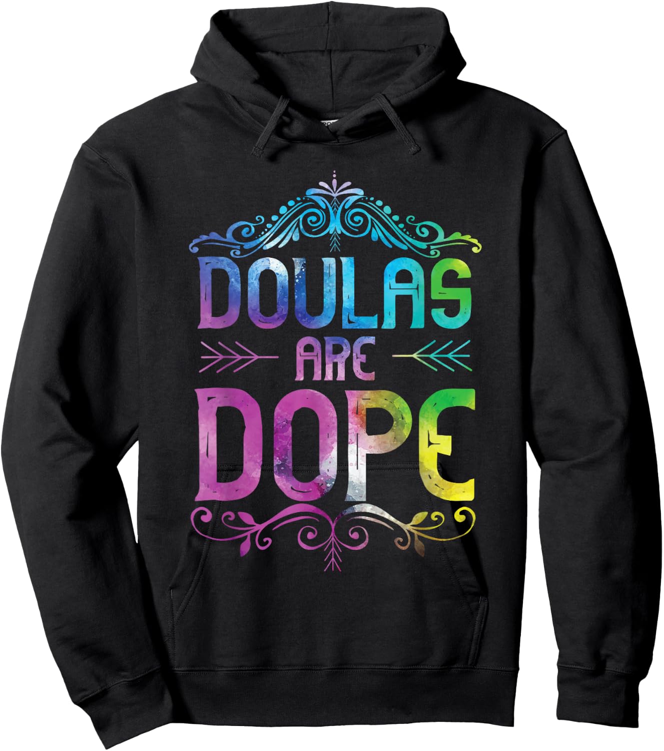 Doula gifts Doulas Are Dope Hoodie - Hoodie | Black