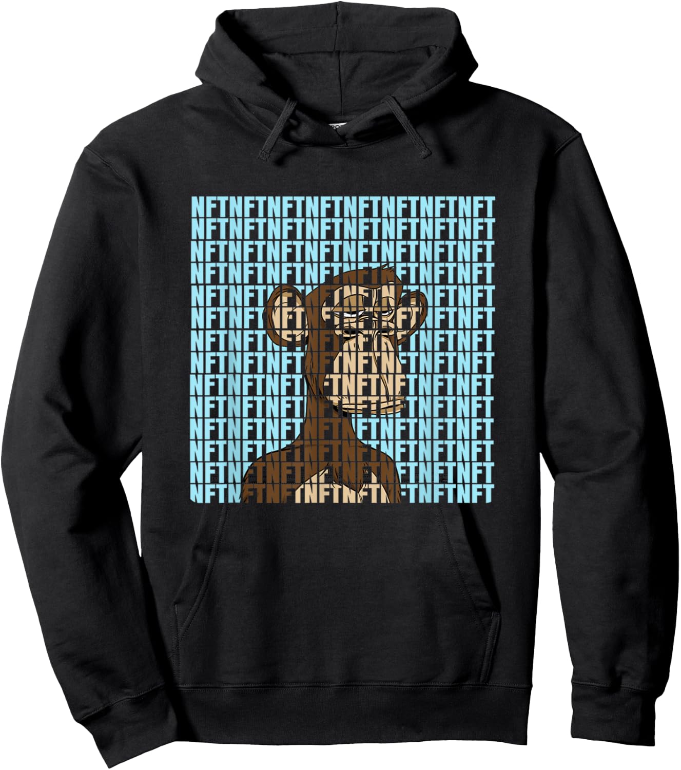 Bored Ape Yacht Club NFT Design Graphic Hoodie - Hoodie | Black