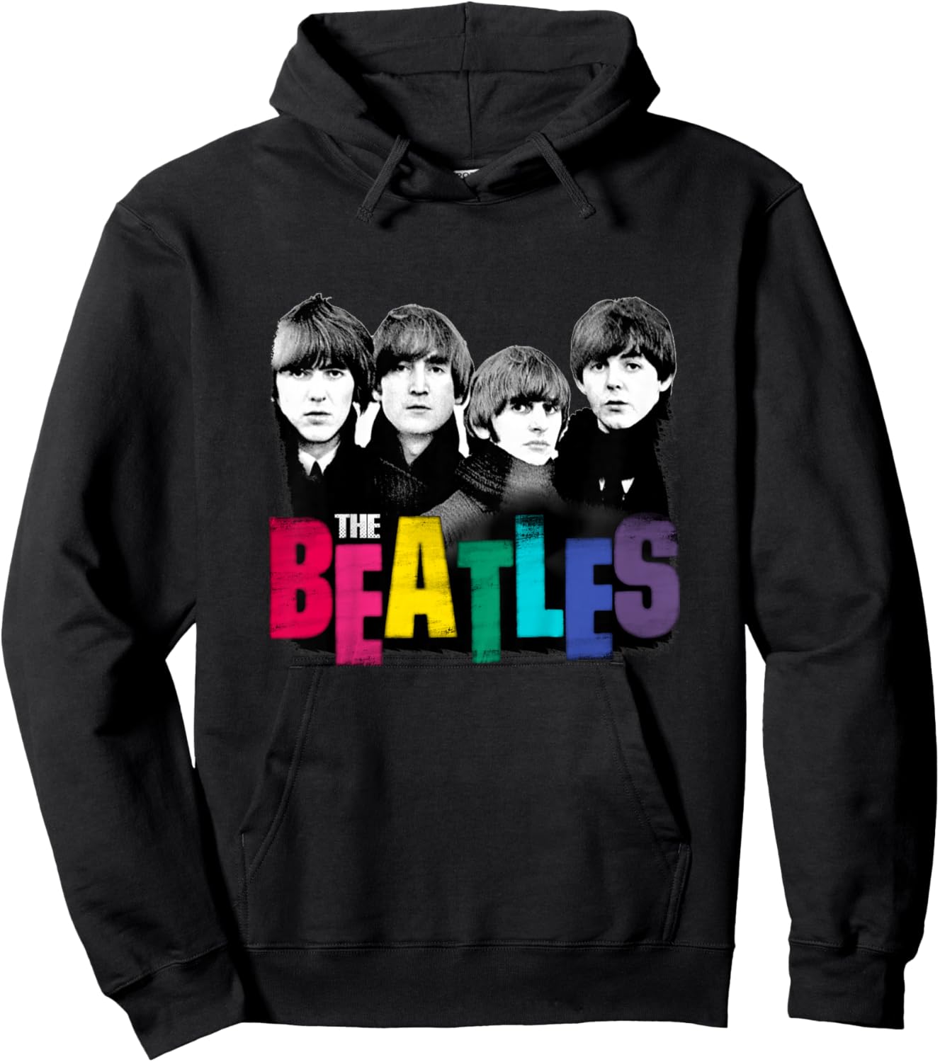 Kids The Beatles Colorful Hoodie - Hoodie | Black
