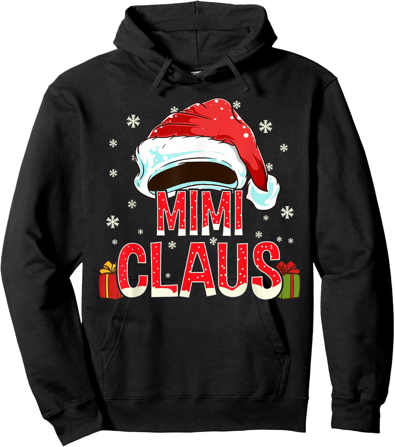 Mimi Claus Shirt Group Gifts Matching Family Christmas Hoodie - Hoodie | Black