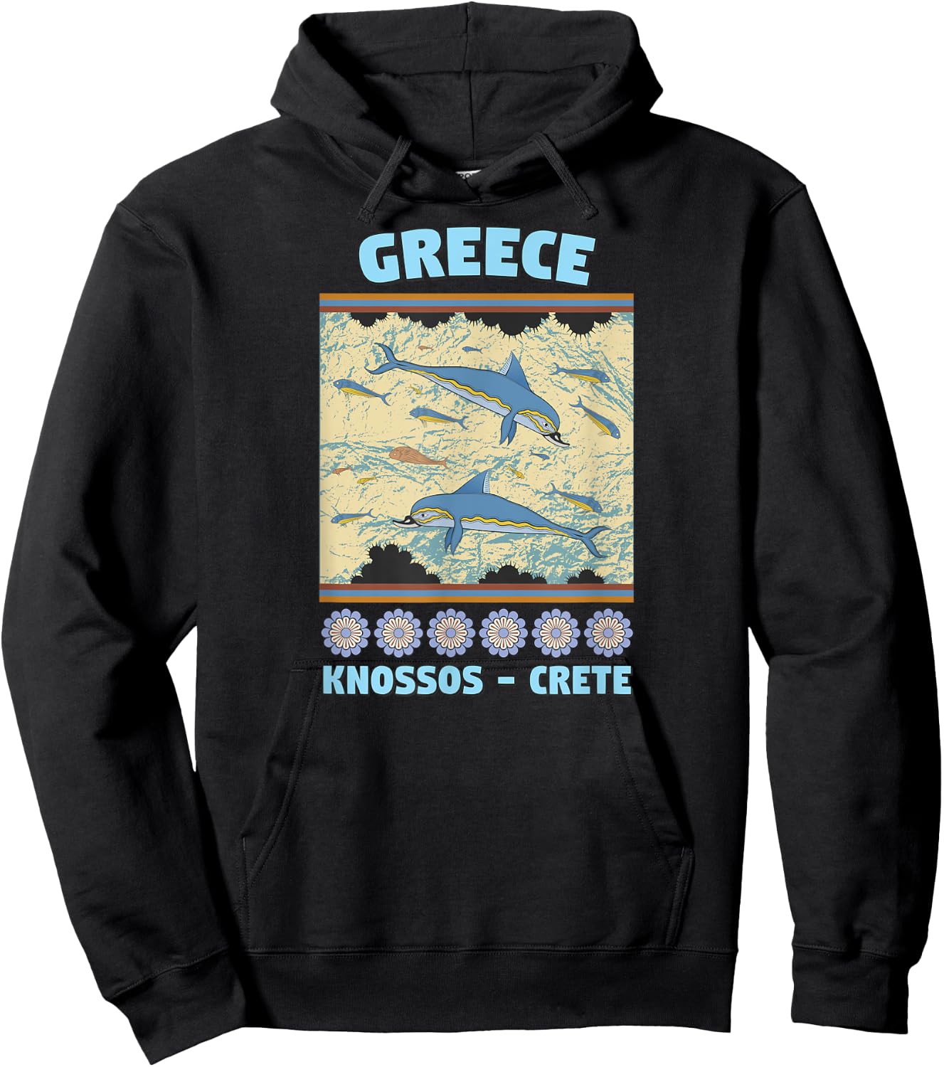 Greece - Knossos - Crete Hoodie - Hoodie | Black