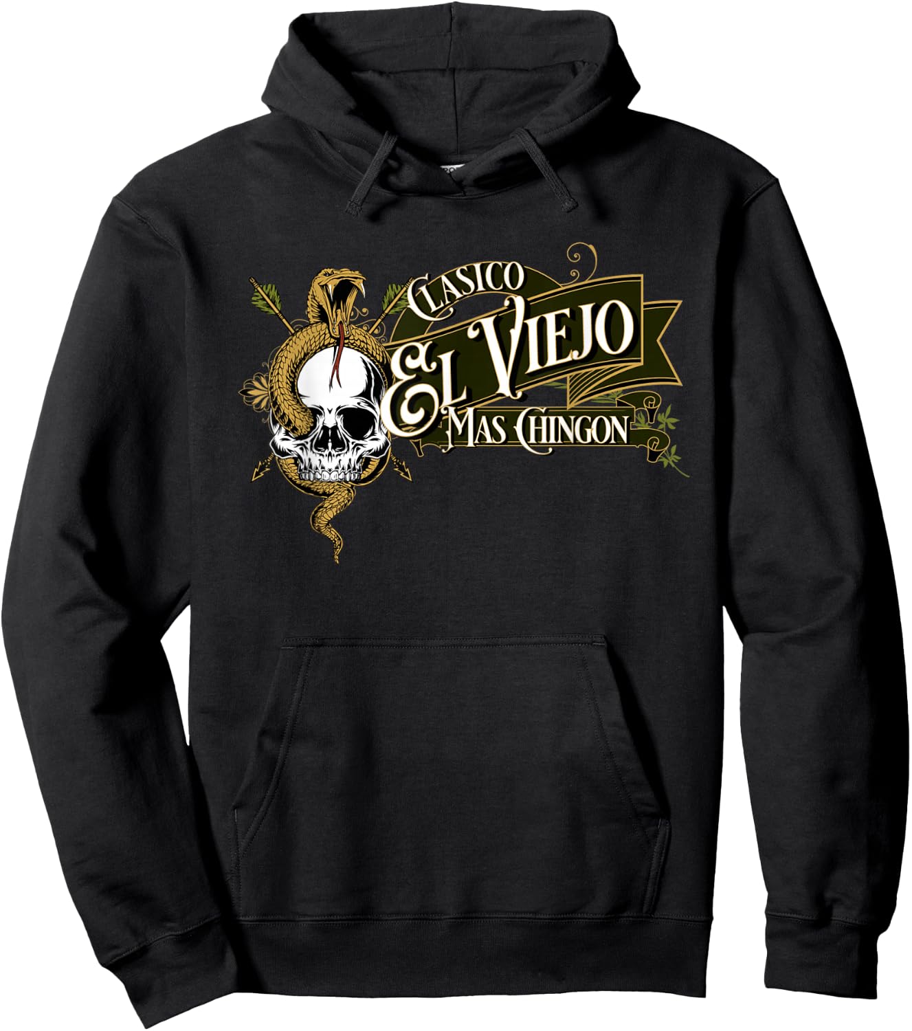 El Viejo Clasico Mas Chinon Hoodie - Hoodie | Black
