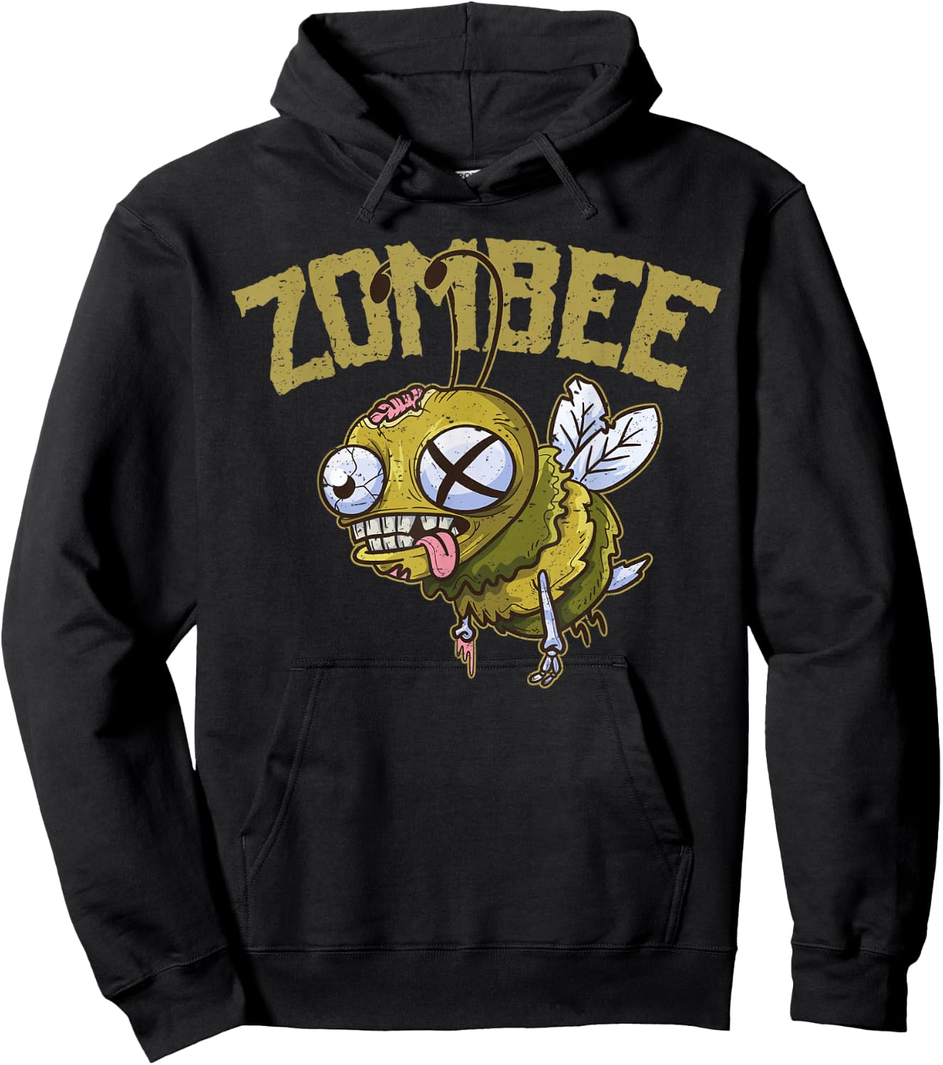 Zombies Flight of the Living Dead Honey Bee Zombee Hoodie - Hoodie | Black