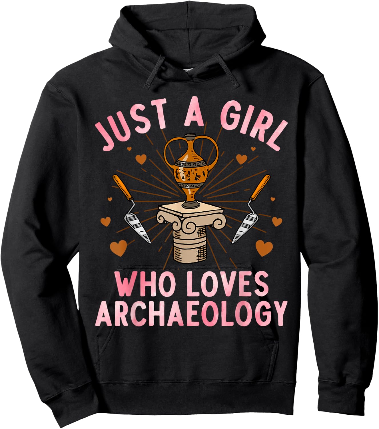 Archaeology Design Girls Archeology Archaeologist Hoodie - Hoodie | Black