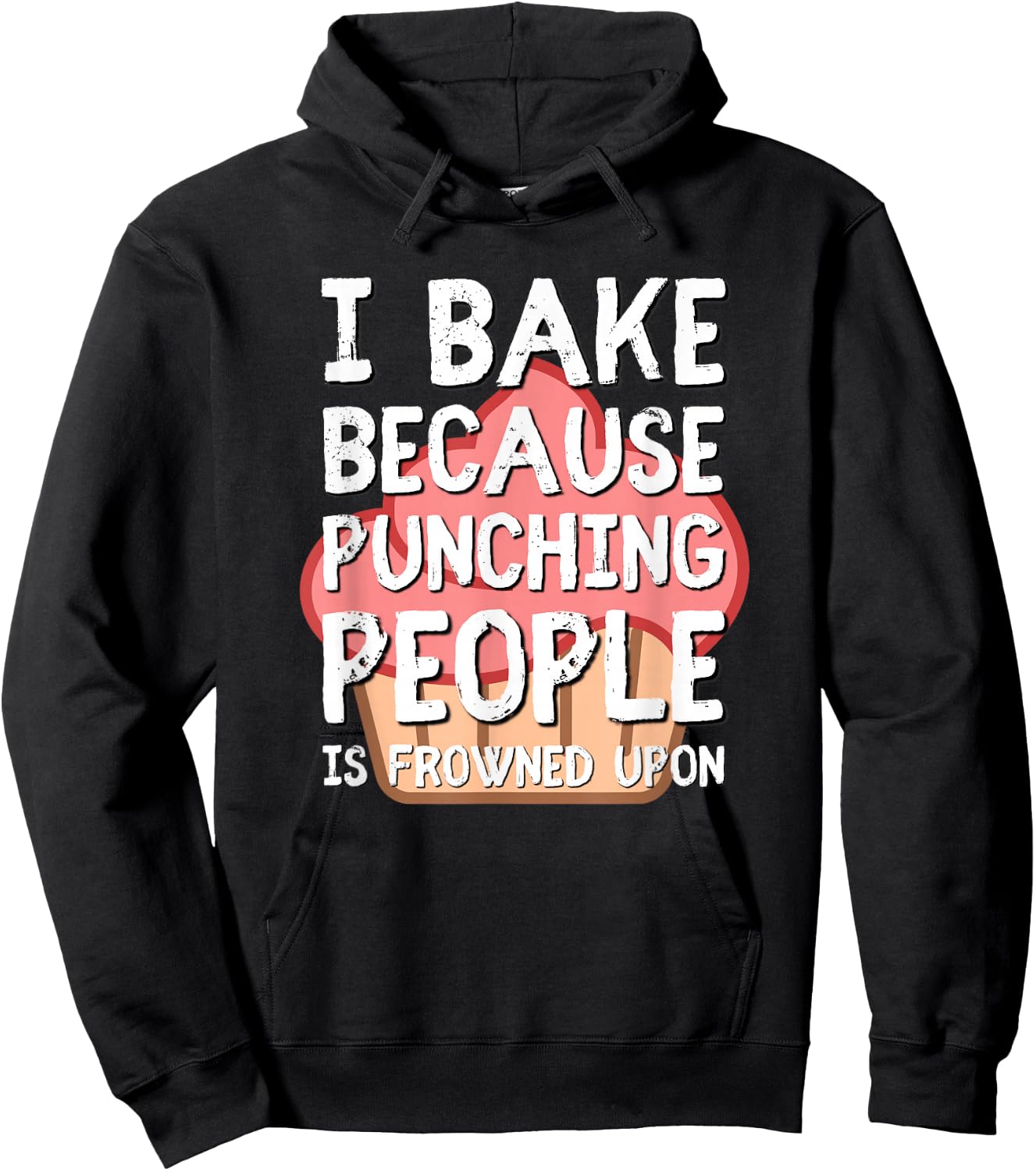 Funny Baking Shirt or Men or Love to Stress Bake Hoodie - Hoodie | Black