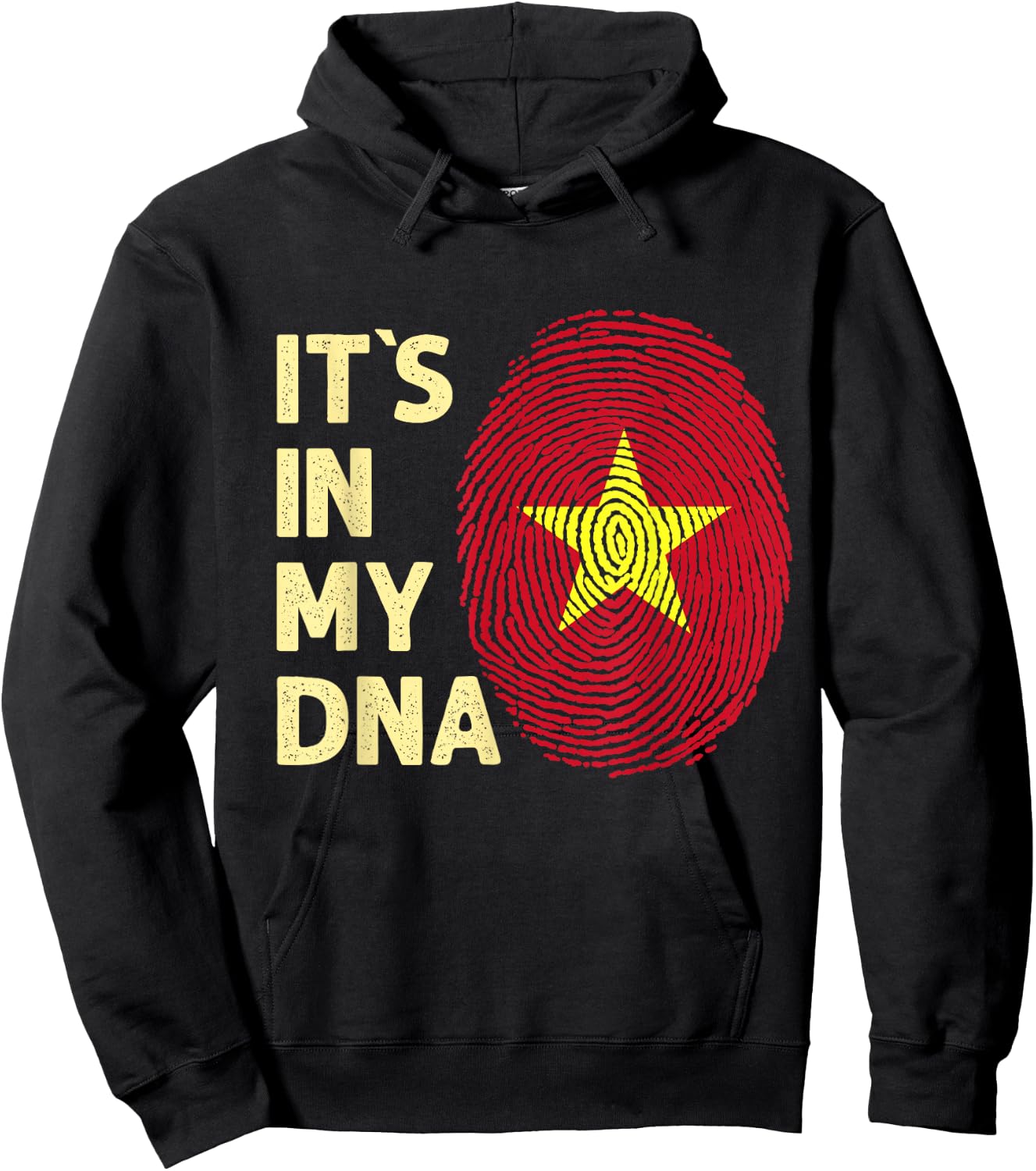 Vietnam in My DNA Vietnam Flag Team Vietnam Hoodie - Hoodie | Black