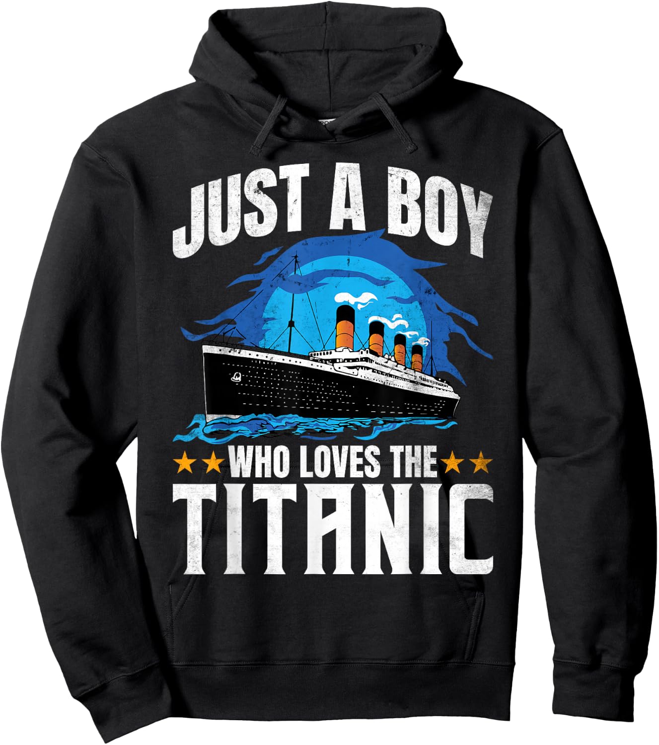 Boys who just Love The RMS Titanic Hoodie - Hoodie | Black