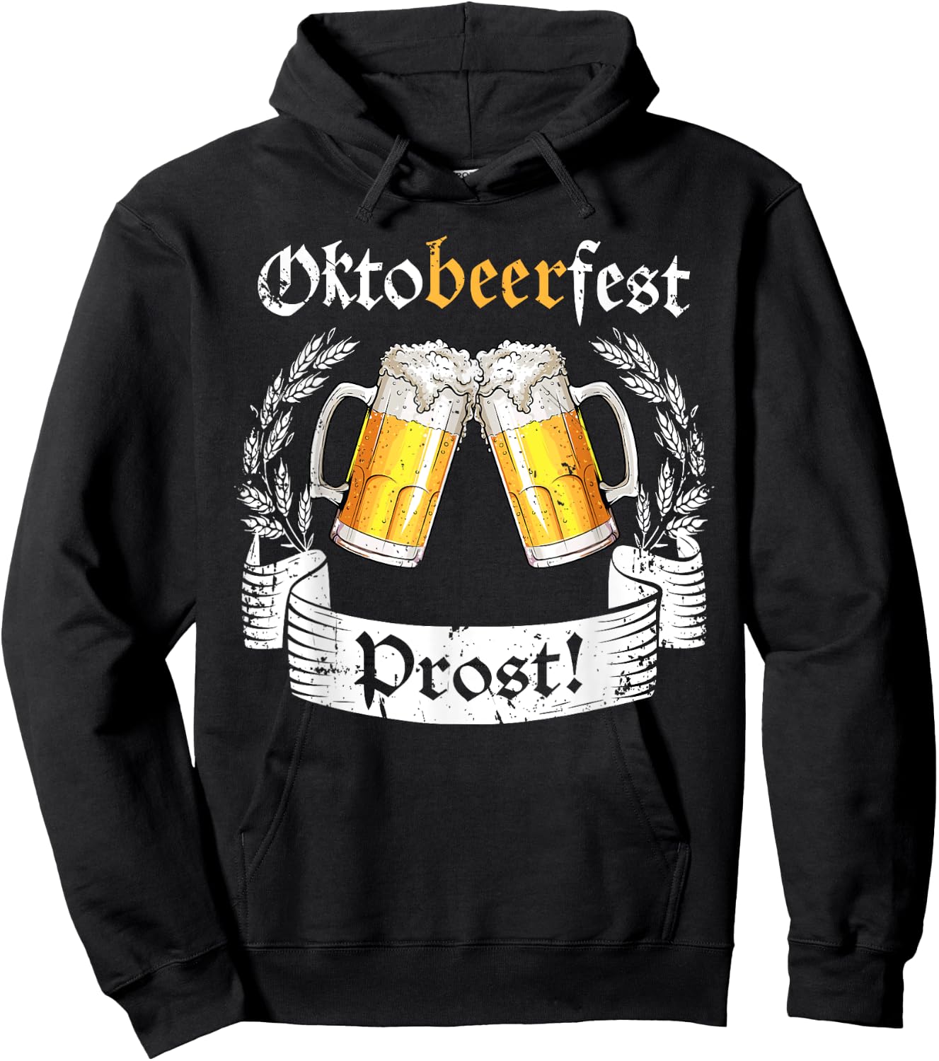 Oktobeerfest Prost Oktoberfest German Beer Fest Hoodie - Hoodie | Black