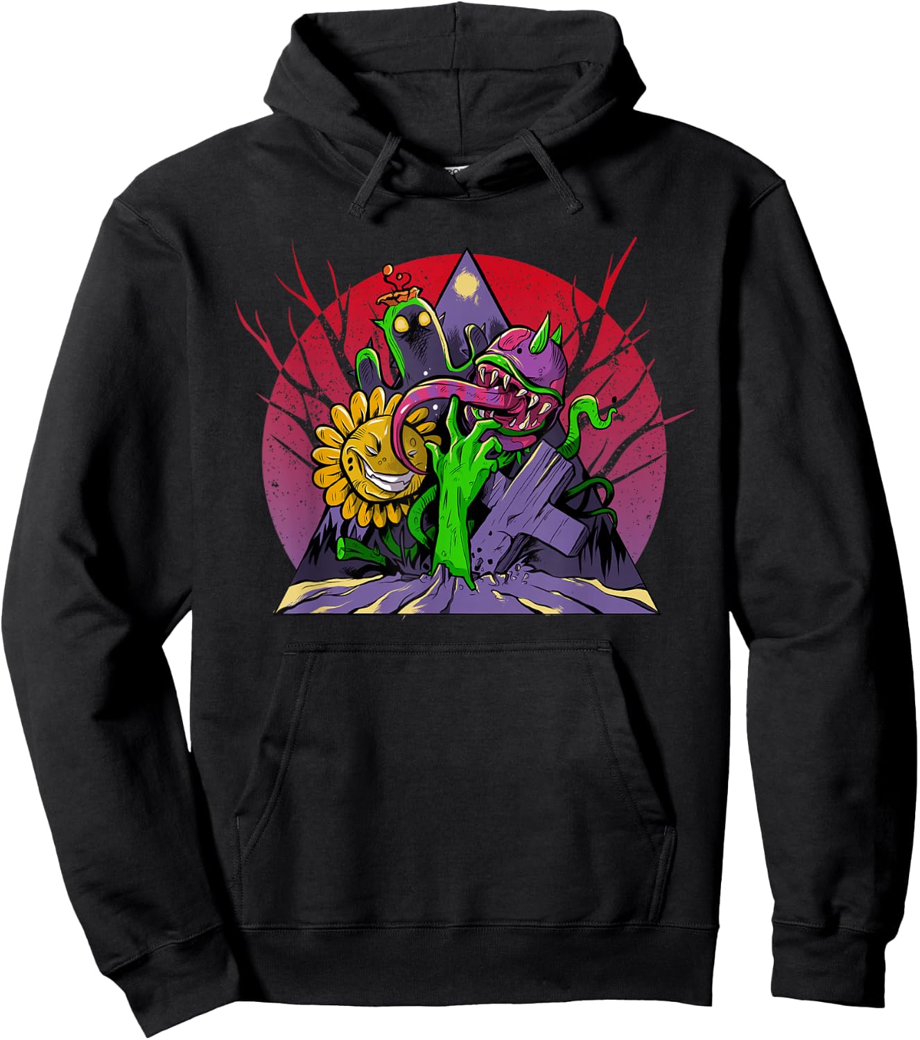 Zombies and Plants Hoodie - Hoodie | Black