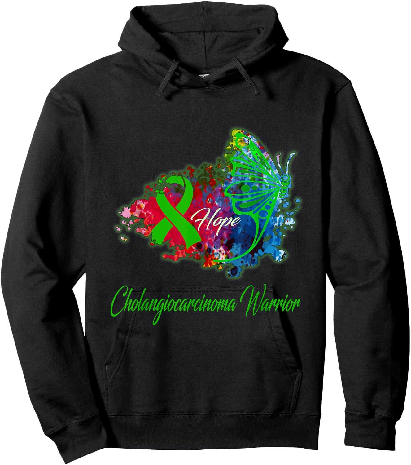 Cholangiocarcinoma Awareness Hoodie - Hoodie | Black