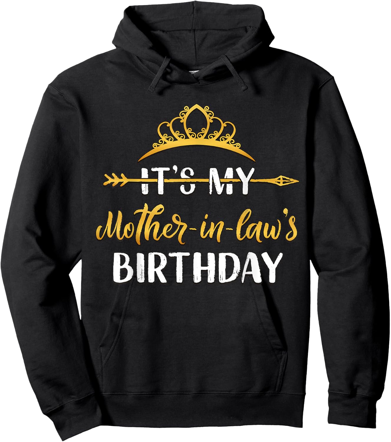 It's My Mother-In-Law's Birthday Party Idea Hoodie - Hoodie | Black
