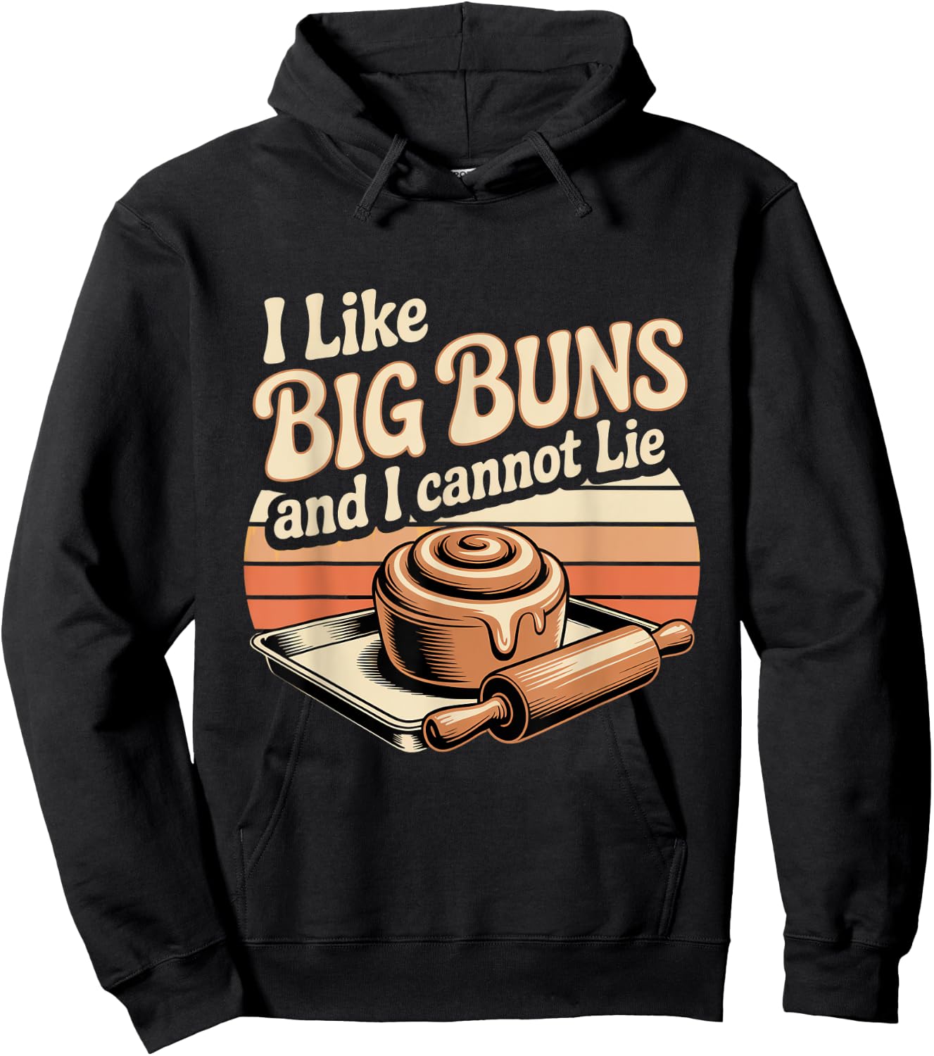 I Like Big Buns and I Cannot Lie Talk Hoodie - Hoodie | Black