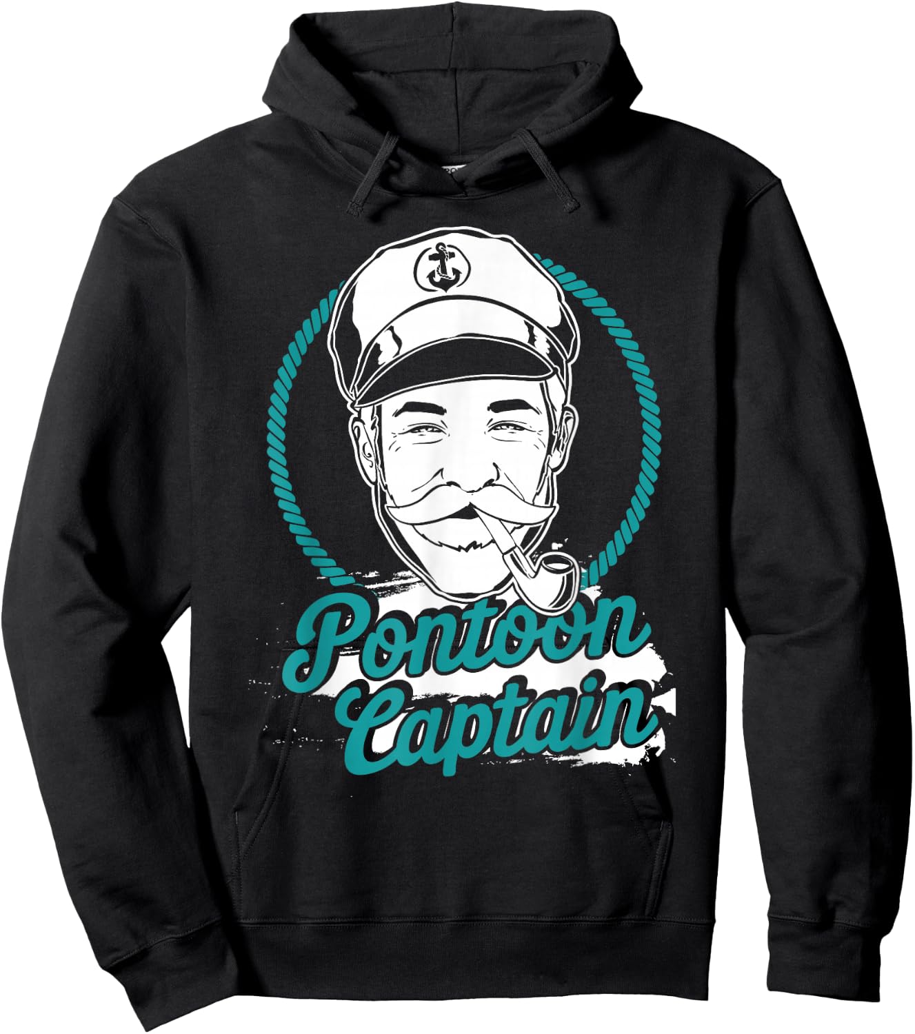 Pontoon Boat Captain - Motorboating Hoodie - Hoodie | Black