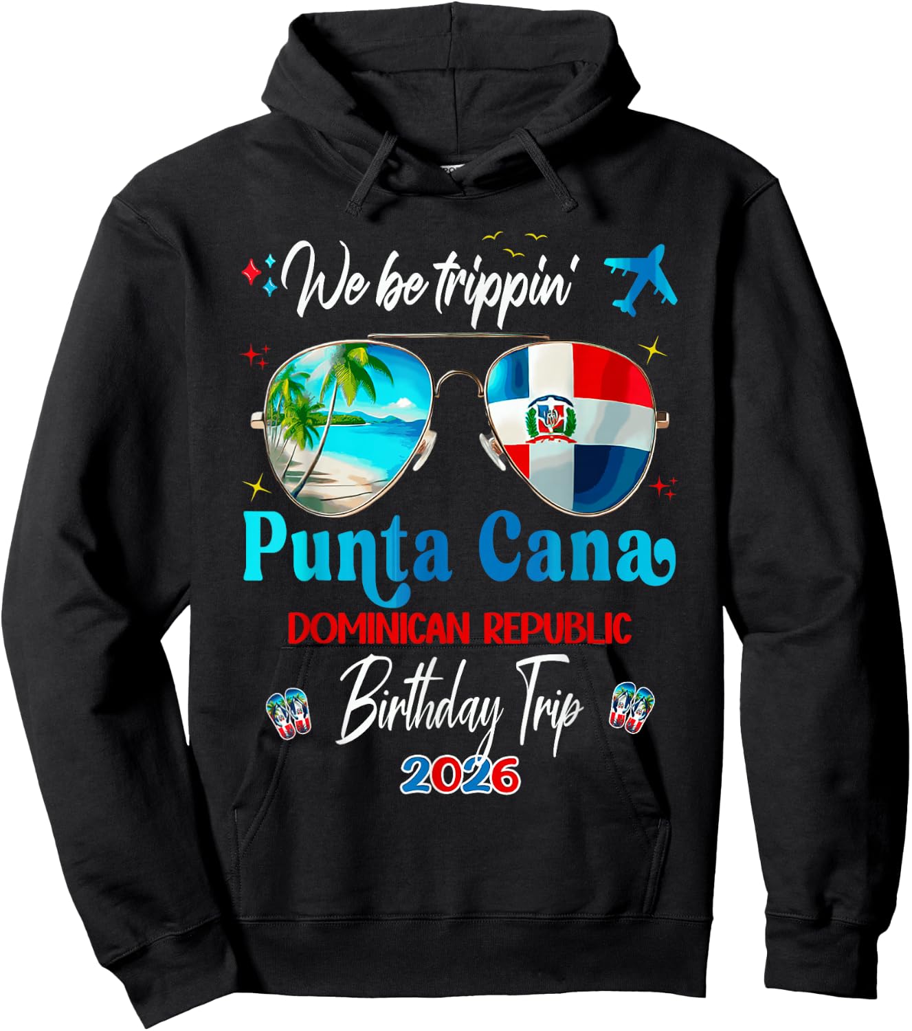 Punta Cana Vacay Dominican Republic Birthday Trip 2026 Hoodie - Hoodie | Black