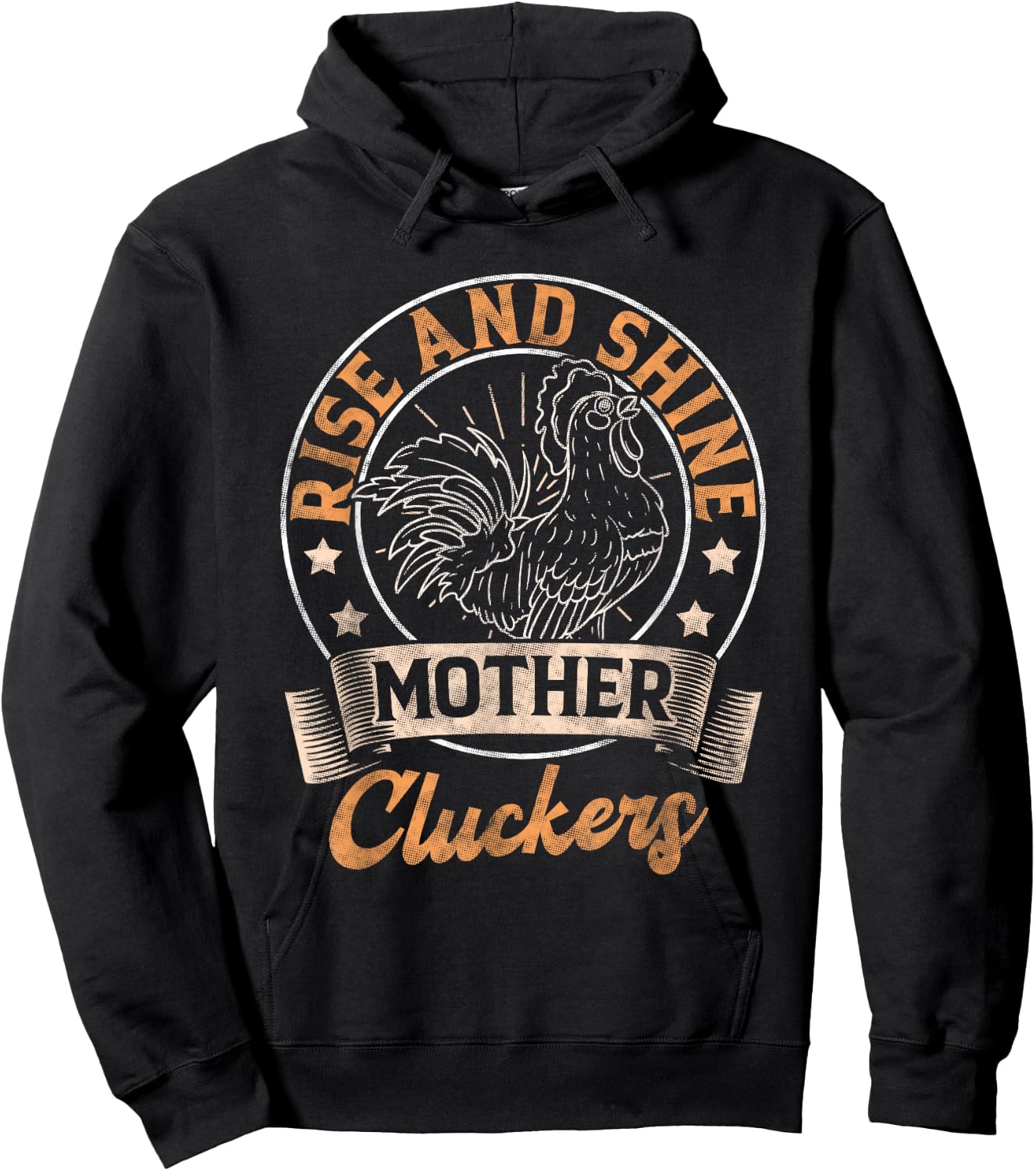 Rise And Shine Mother Cluckers Hoodie - Hoodie | Black