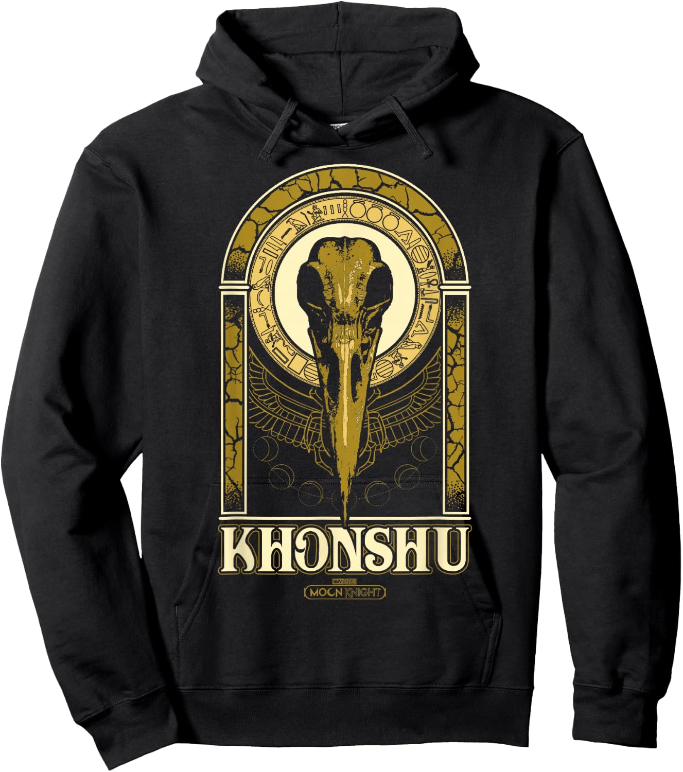 Marvel Moon Knight Khonshu Scarab Shrine Hoodie - Hoodie | Black