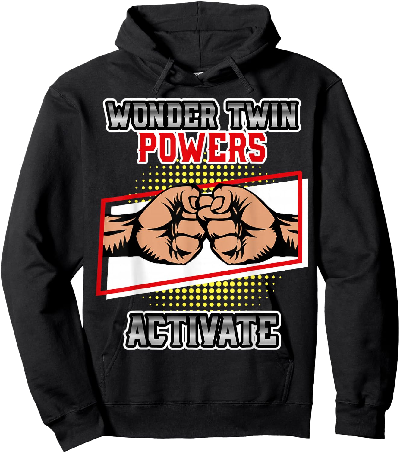 Wonder Twin Powers Activated Shirt, Sibling Shirt Hoodie - Hoodie | Black